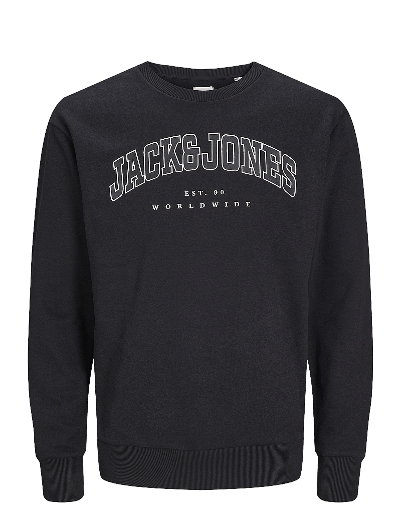 Jack & Jones - JJECALEB VARSITY SWEAT CREW NECK SN JNR - dressipluusid - black - 1