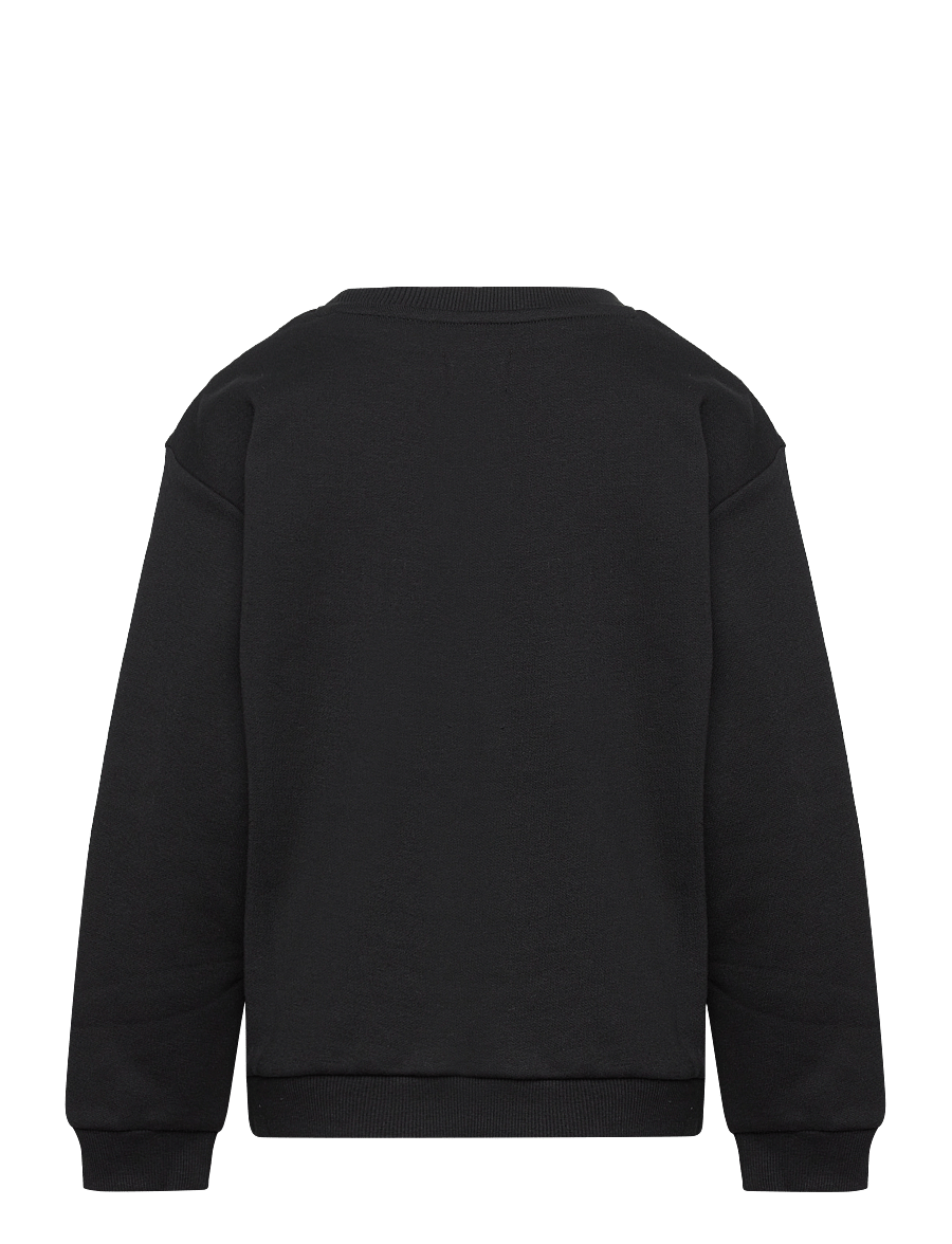 Jack & Jones - JJECALEB VARSITY SWEAT CREW NOOS MNI - sweatshirts - black - 2