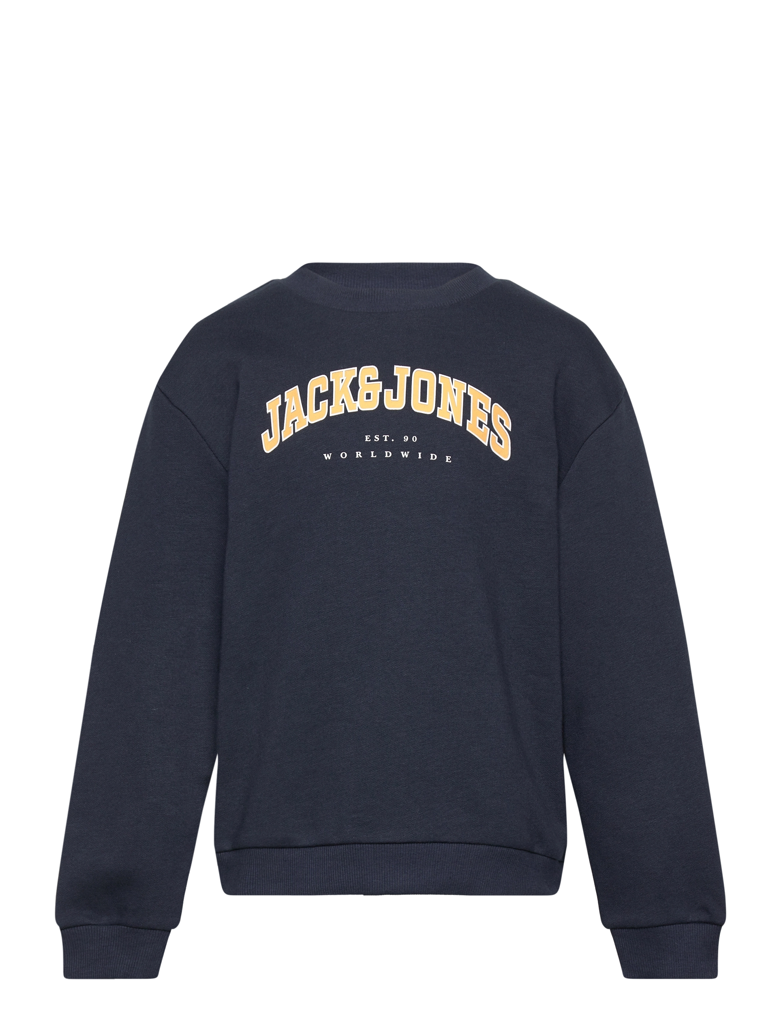 Jack & Jones JJECALEB VARSITY SWEAT CREW NOOS MNI - Överdelar - NAVY BLAZER / navy