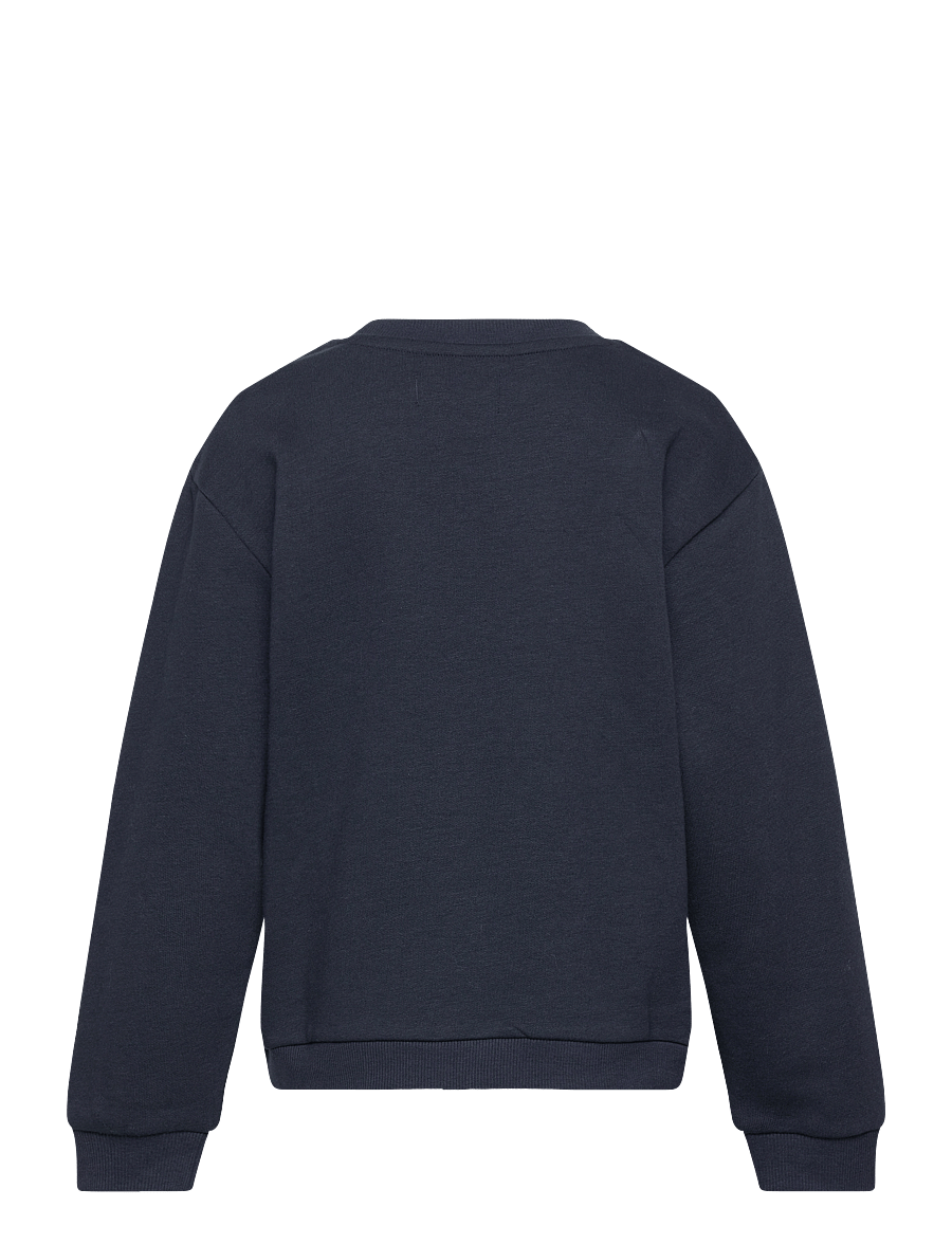 Jack & Jones - JJECALEB VARSITY SWEAT CREW NOOS MNI - sweatshirts - navy blazer - 1