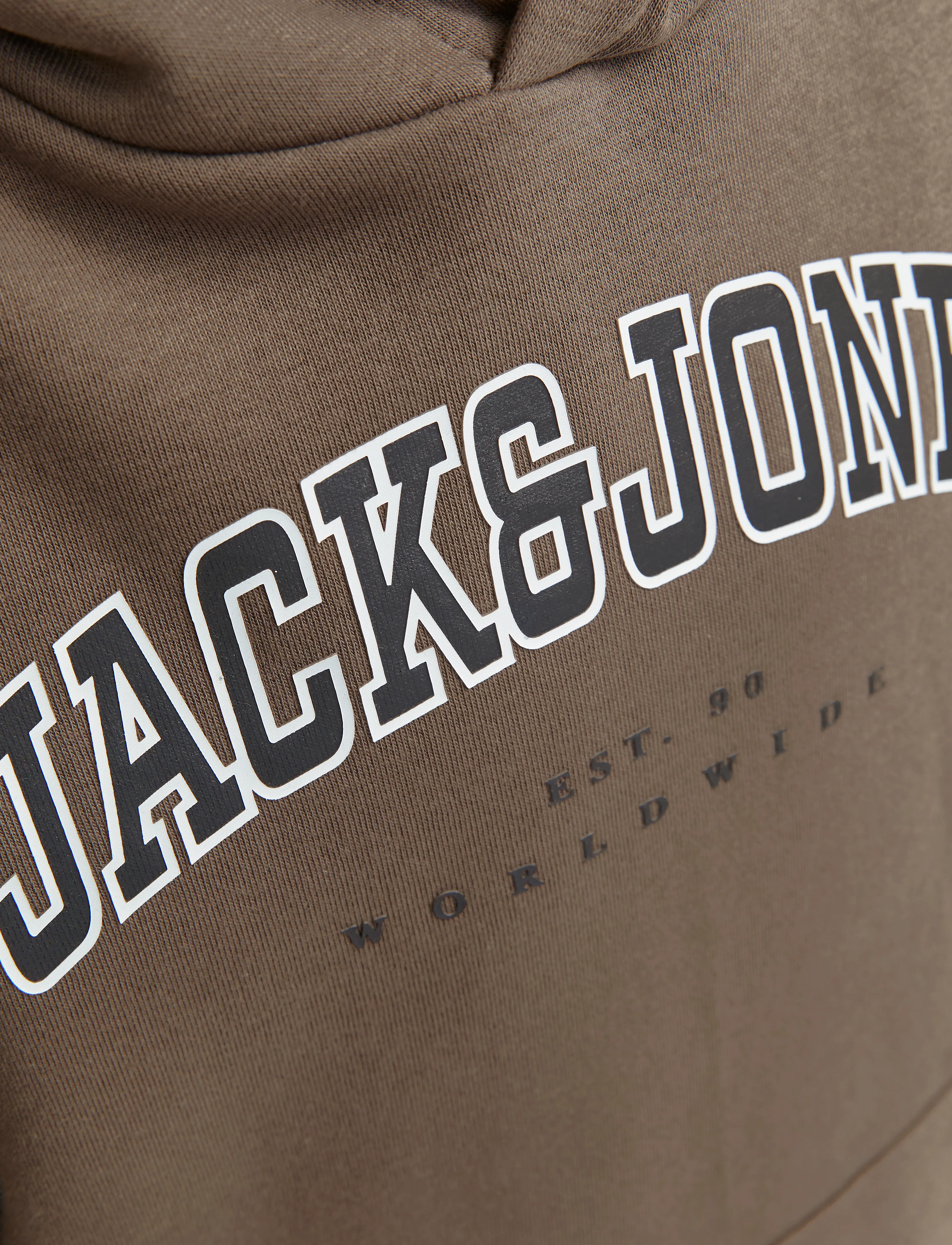 Jack & Jones - JJECALEB VARSITY SWEAT HOOD NOOS JNR - hættetrøjer - canteen - 3
