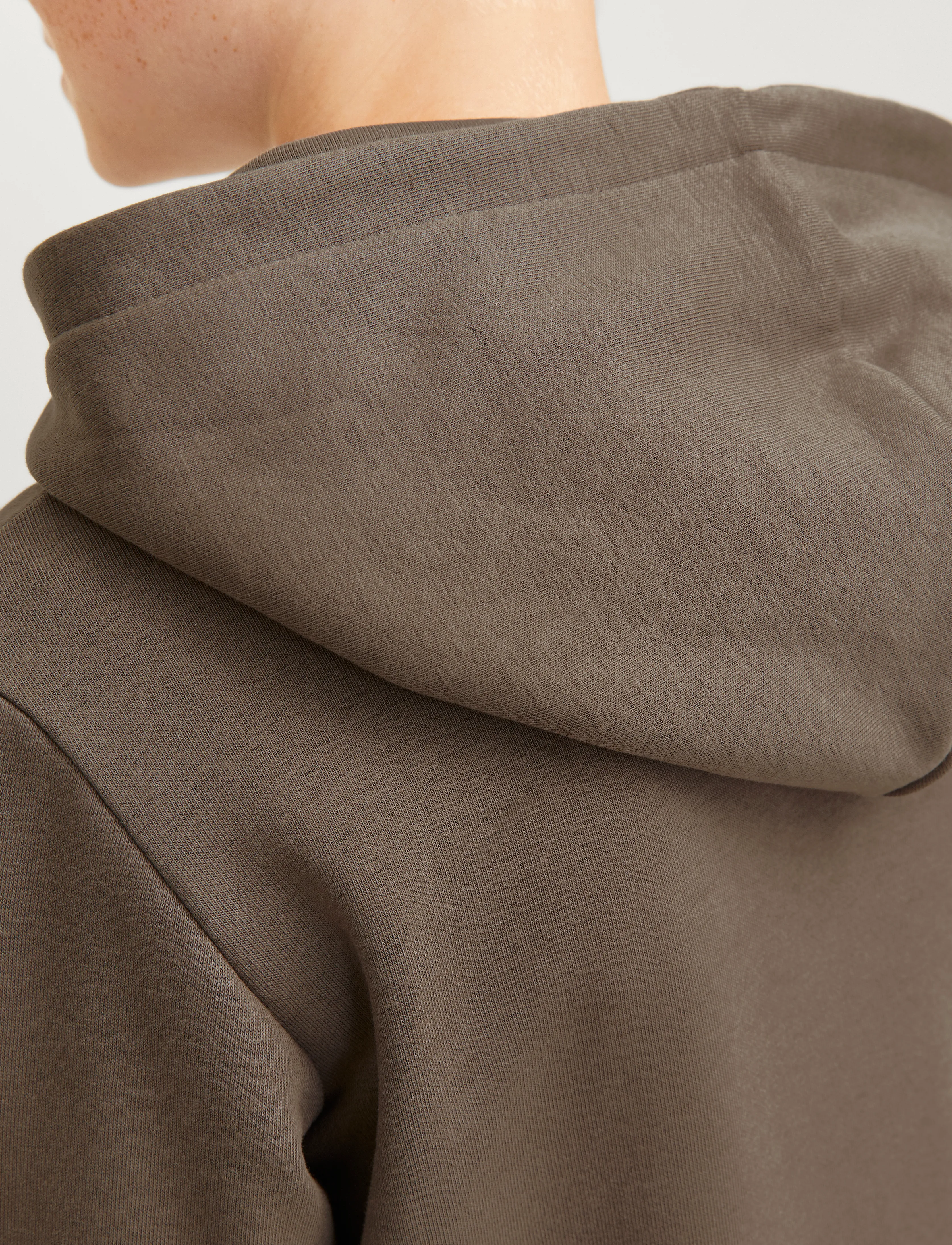 Jack & Jones - JJECALEB VARSITY SWEAT HOOD NOOS JNR - hættetrøjer - canteen - 4