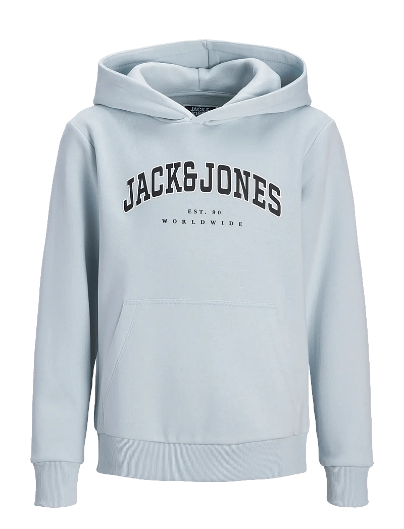 Jack & Jones - JJECALEB VARSITY SWEAT HOOD NOOS JNR - hættetrøjer - celestial blue - 1