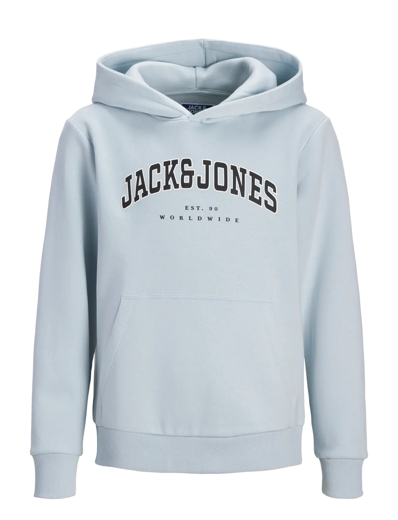 Jack & Jones JJECALEB VARSITY SWEAT HOOD NOOS JNR - App deal - CELESTIAL BLUE / blue