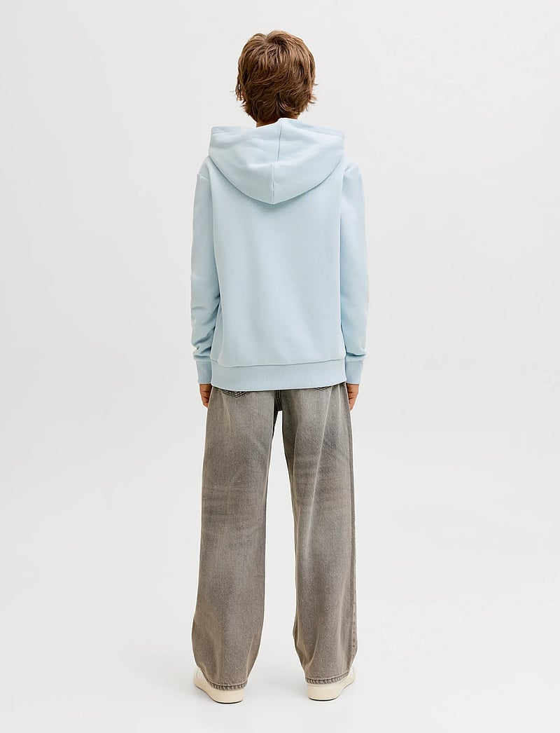 Jack & Jones - JJECALEB VARSITY SWEAT HOOD NOOS JNR - hættetrøjer - celestial blue - 2