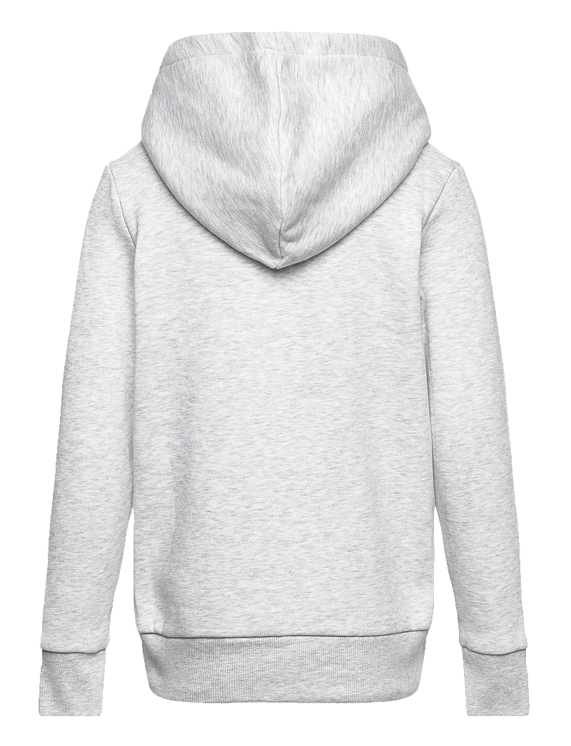 Jack & Jones - JJECALEB VARSITY SWEAT HOOD NOOS JNR - hættetrøjer - white melange - 2