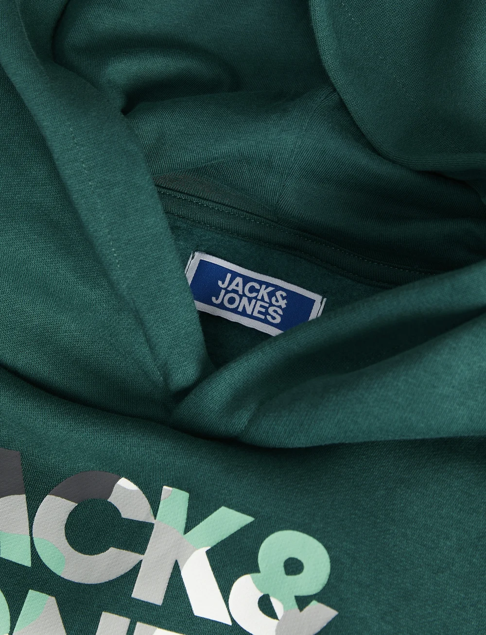Jack & Jones - JJLUKE SWEAT HOOD JNR - kapuzenpullover - deep teal - 2