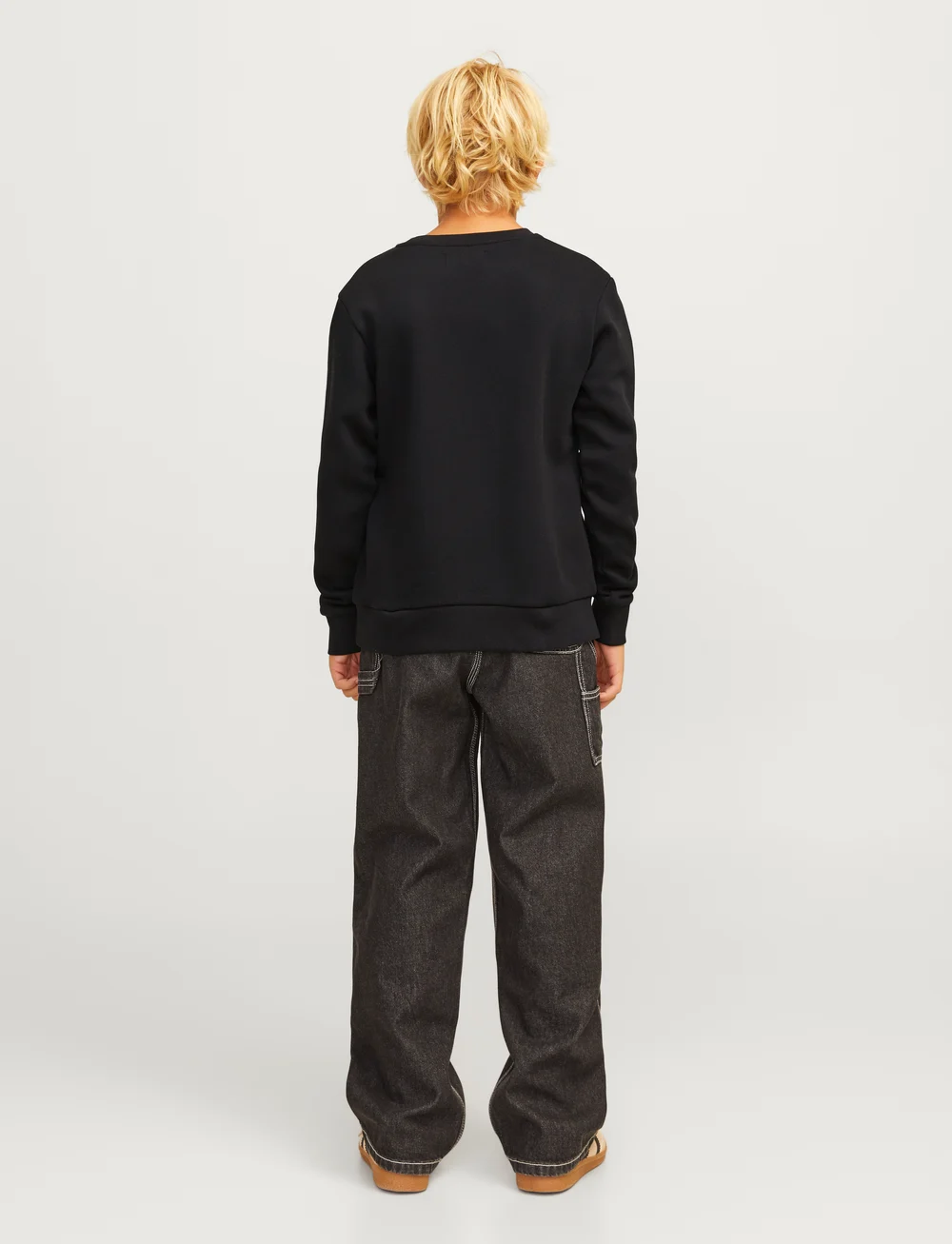 Jack & Jones - JJLUKE SWEAT CREW NECK JNR - sweatshirts - black - 2