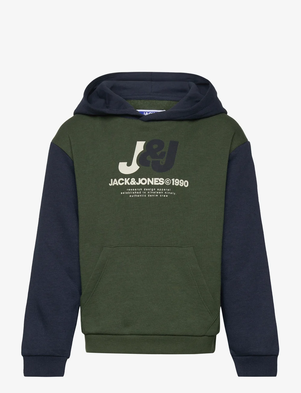 Jack & Jones - JJKYLO SWEAT HOOD MNI - huvtröjor - kombu green - 0