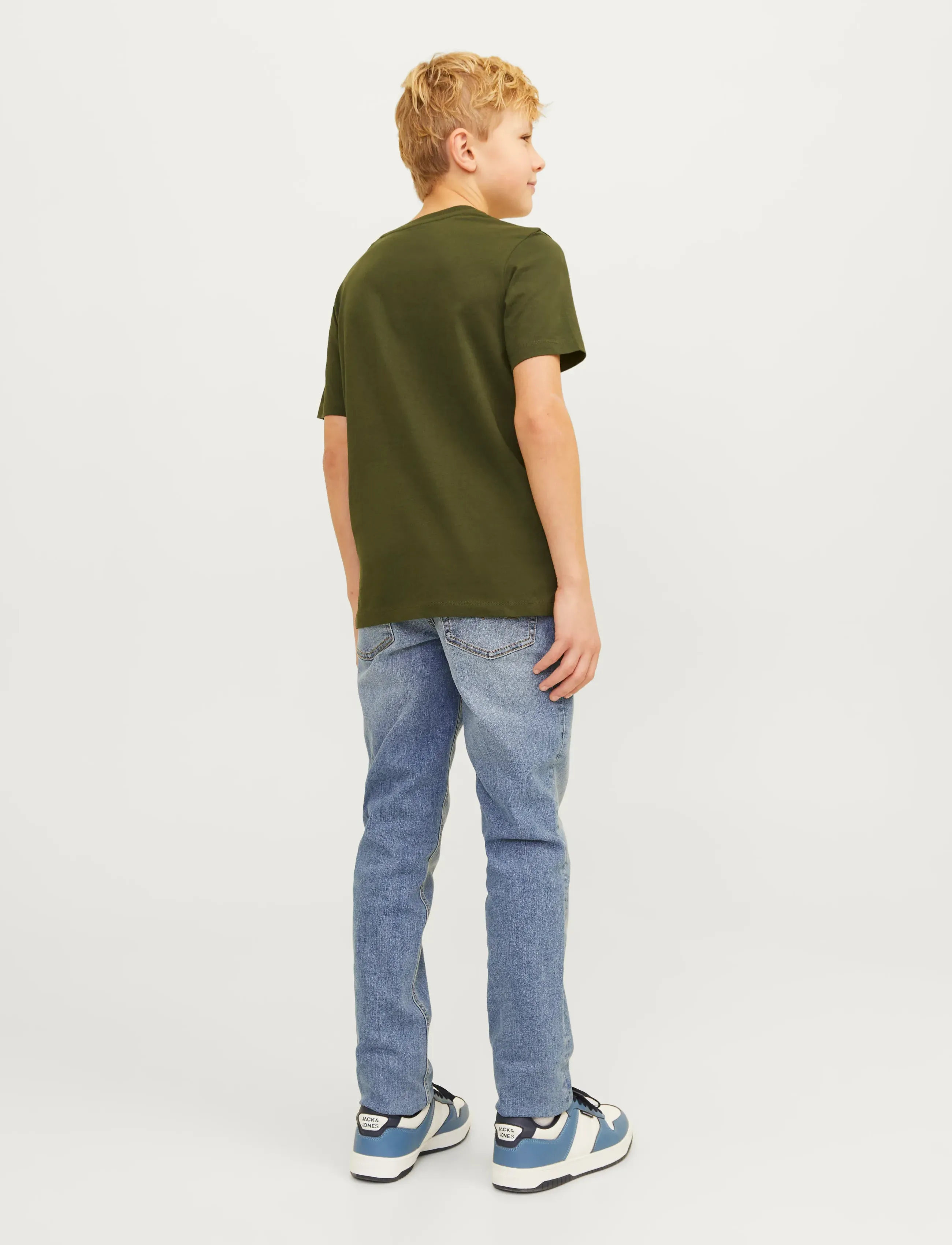 Jack & Jones - JJIGLENN JJELASTICATED AKM 995 NOOS MNI - regular jeans - blue denim - 3