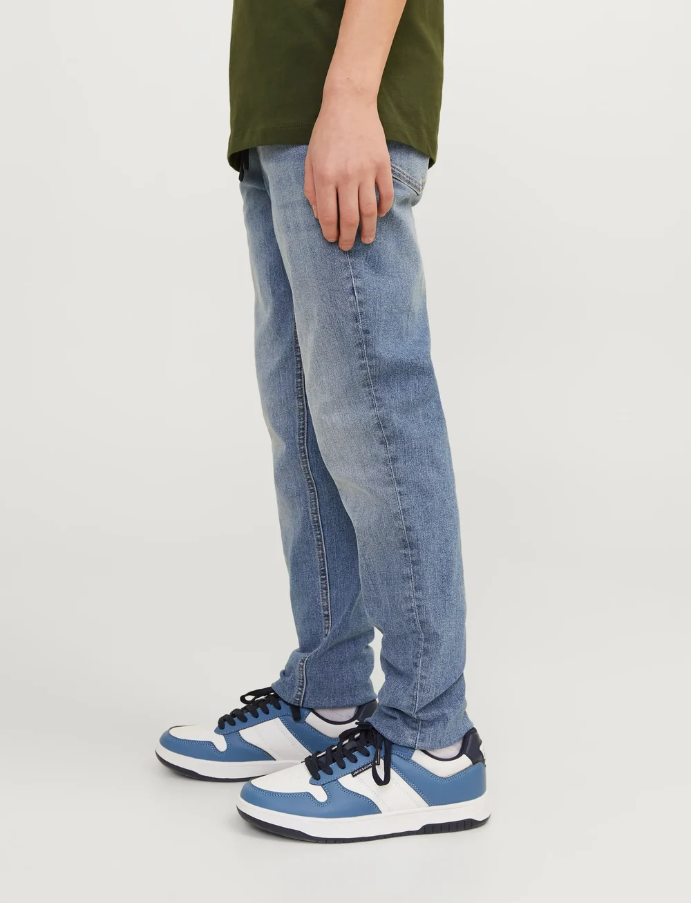 Jack & Jones - JJIGLENN JJELASTICATED AKM 995 NOOS MNI - regular jeans - blue denim - 5