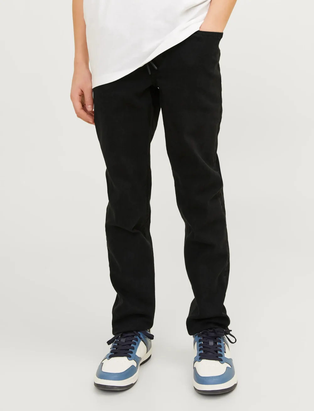 Jack & Jones - JJIGLENN JJELASTICATED AKM 996 NOOS MNI - regular jeans - black denim - 0