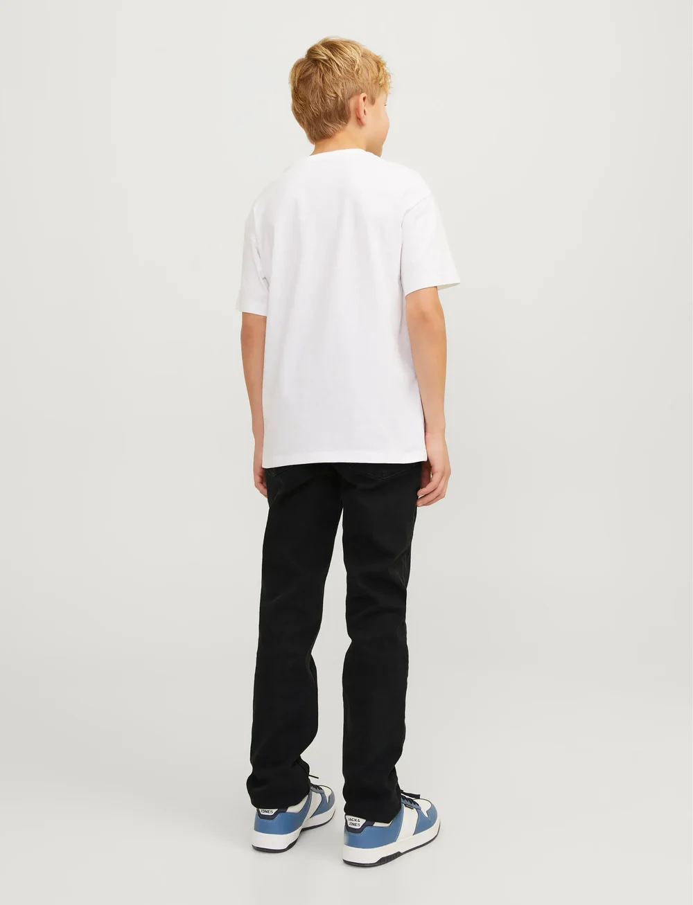 Jack & Jones - JJIGLENN JJELASTICATED AKM 996 NOOS MNI - regular jeans - black denim - 3