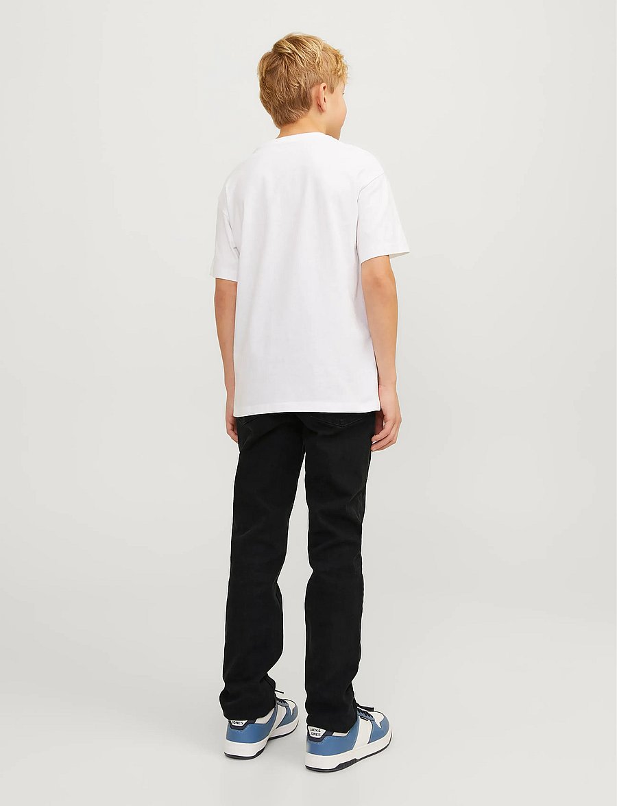 Jack & Jones - JJIGLENN JJELASTICATED AKM 996 NOOS MNI - regular jeans - black denim - 3