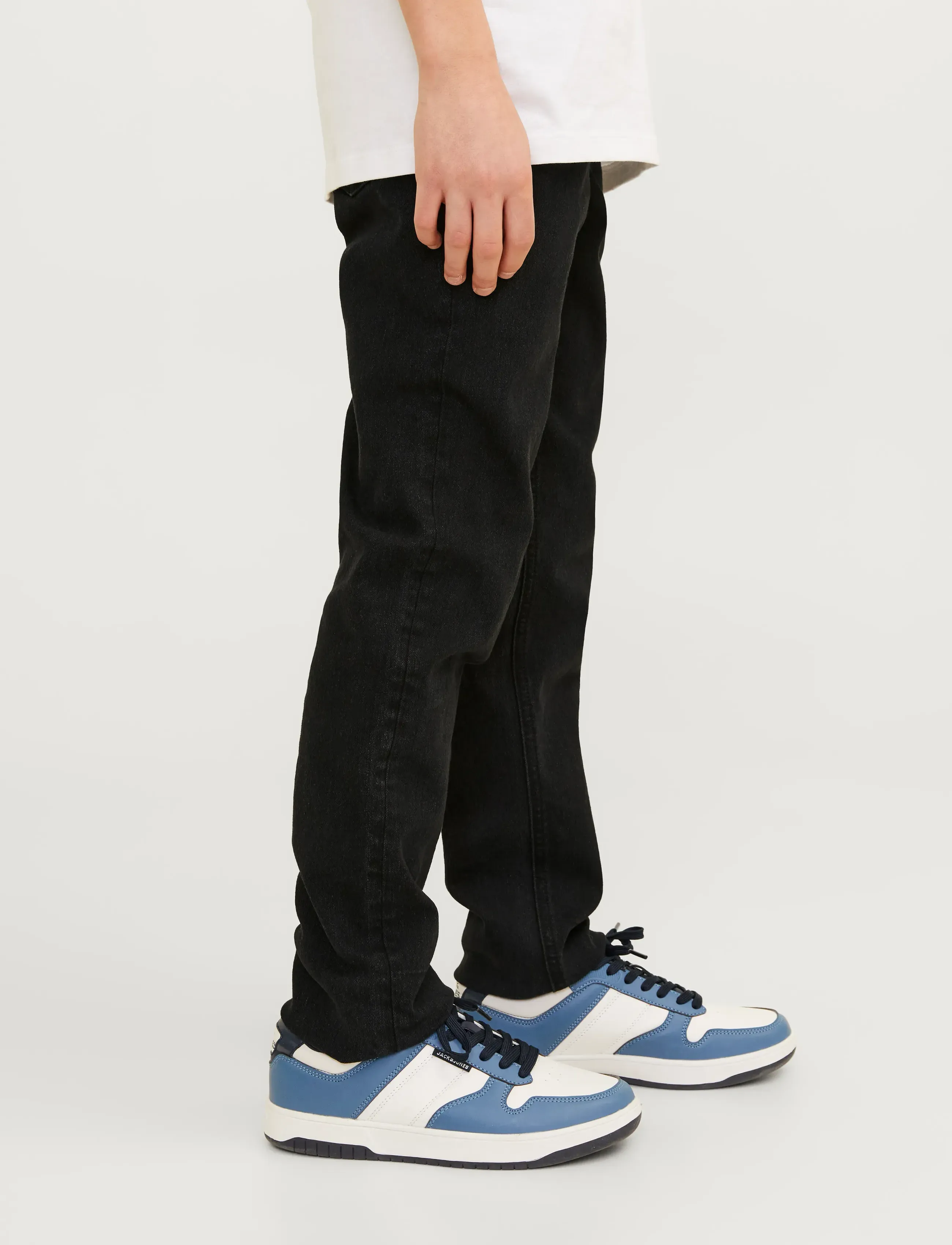 Jack & Jones - JJIGLENN JJELASTICATED AKM 996 NOOS MNI - tavalised teksad - black denim - 4