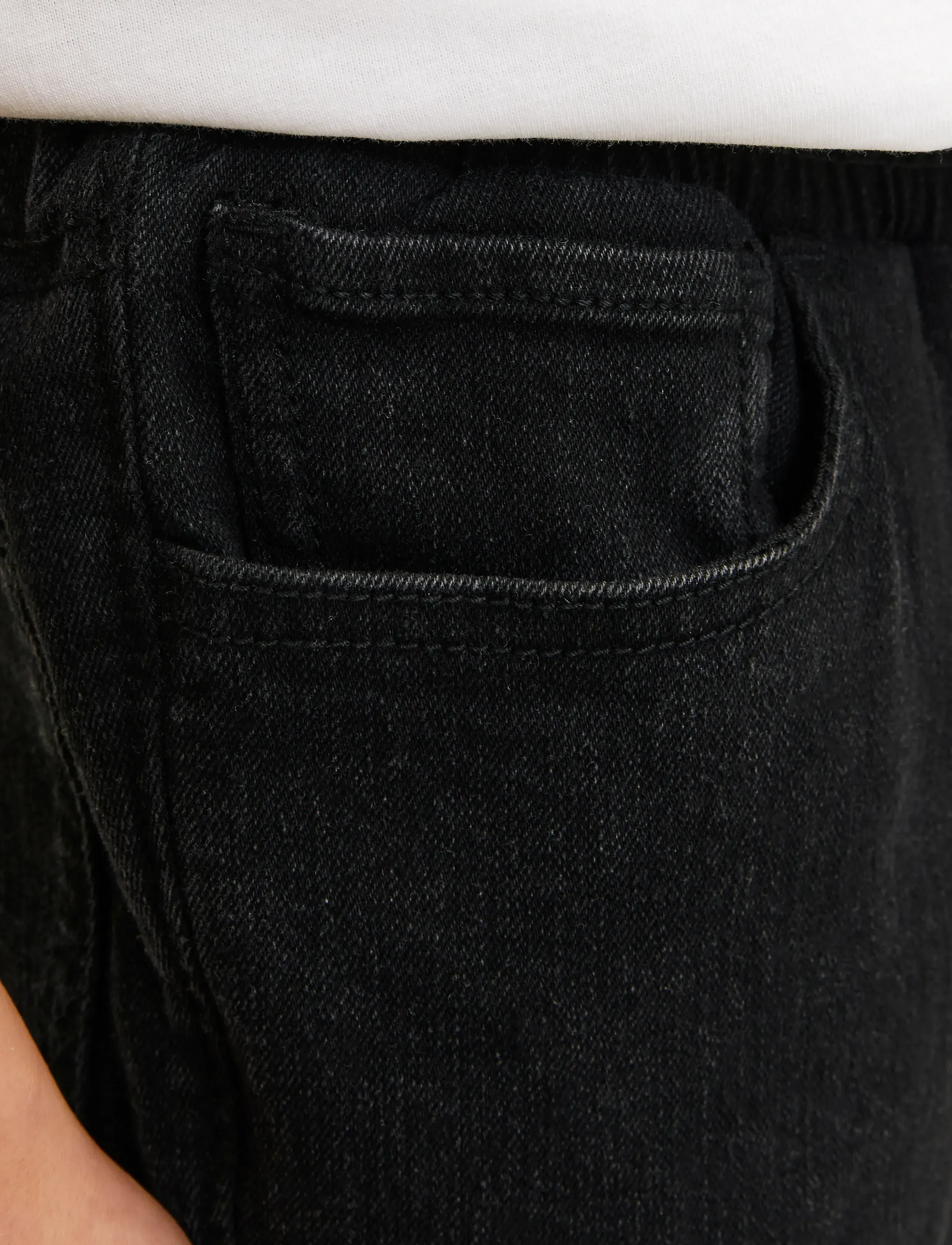 Jack & Jones - JJIGLENN JJELASTICATED AKM 996 NOOS MNI - tavalised teksad - black denim - 5