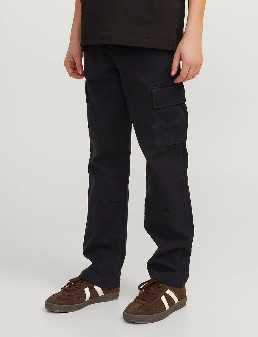 Jack & Jones - JPSTKANE JJHARLOW CARGO NOOS JNR - cargobukser - black - 0