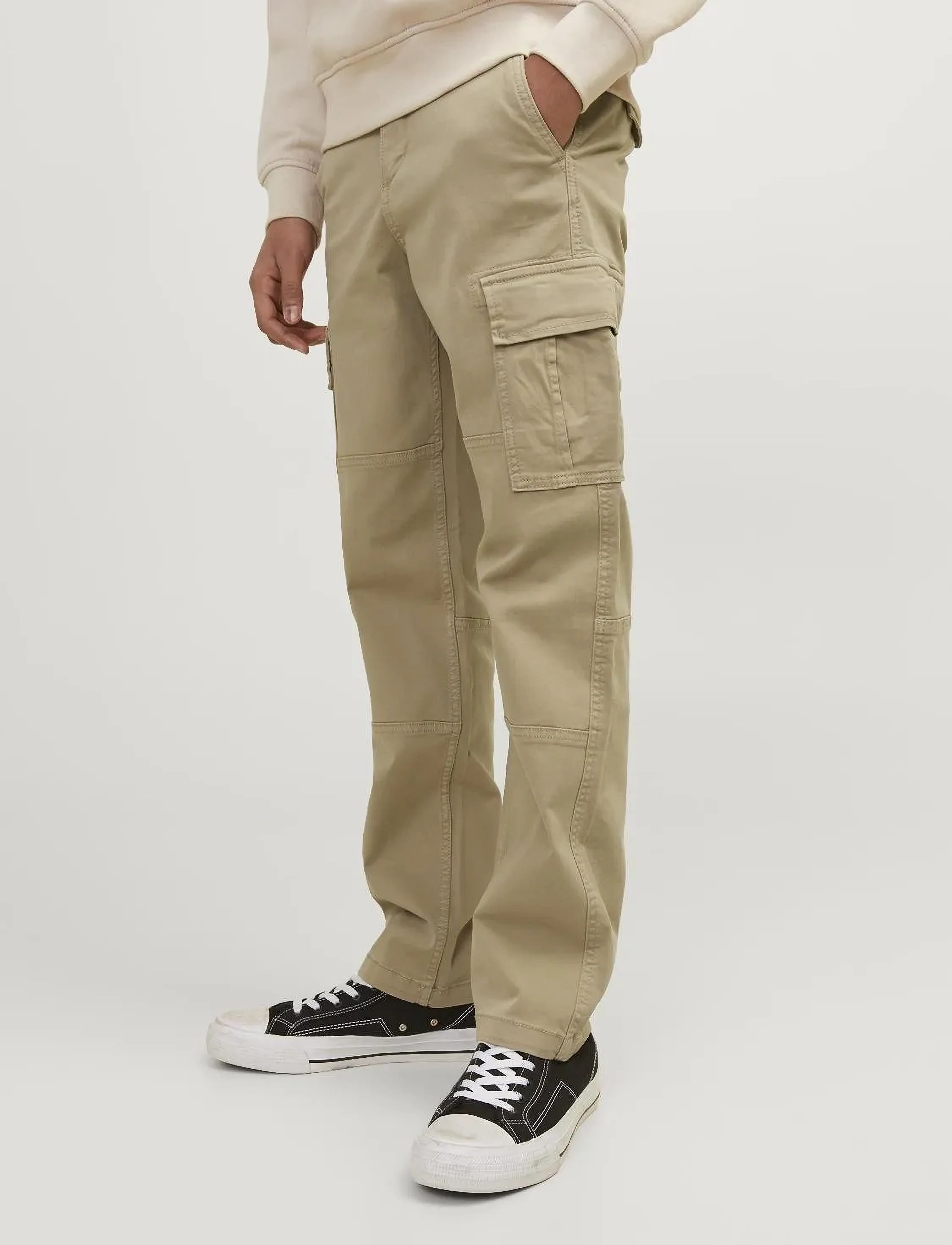 Jack & Jones Jpstkane Jjharlow Cargo Noos Jnr, 140, Beige > Underdele, Børn