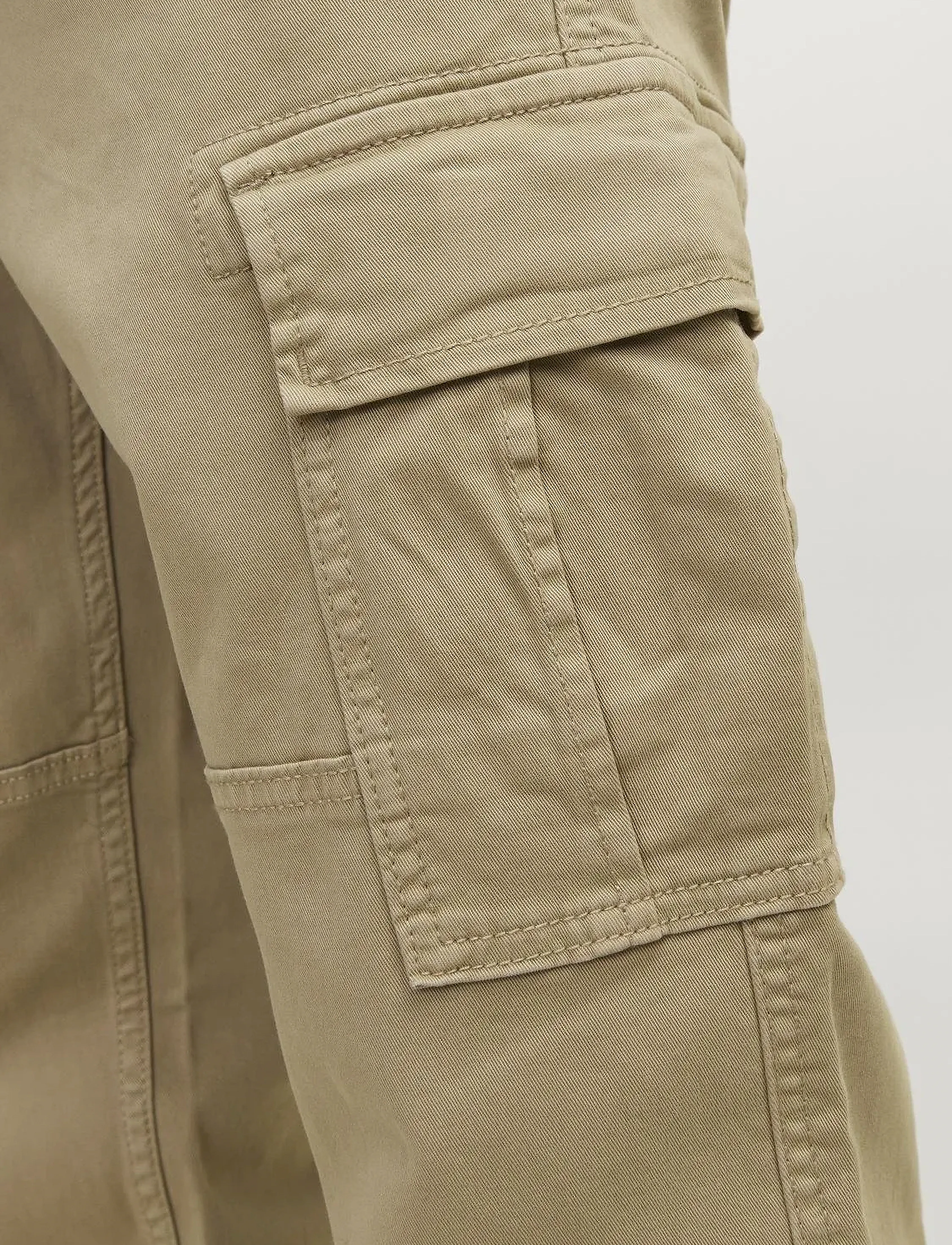 Jack & Jones - JPSTKANE JJHARLOW CARGO NOOS JNR - cargobukser - crockery - 3