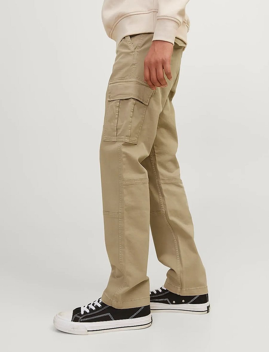 Jack & Jones - JPSTKANE JJHARLOW CARGO NOOS JNR - cargobukser - crockery - 4