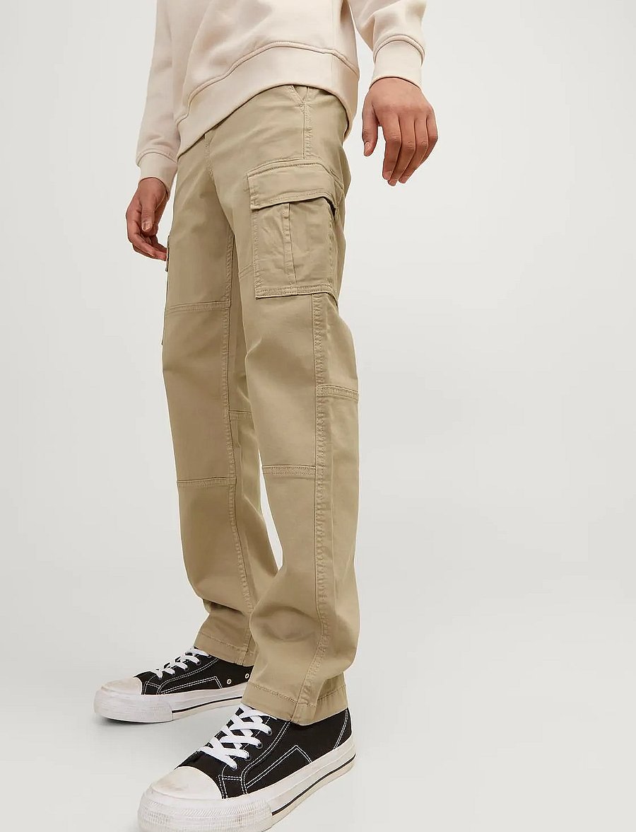 Jack & Jones - JPSTKANE JJHARLOW CARGO NOOS JNR - cargobukser - crockery - 5