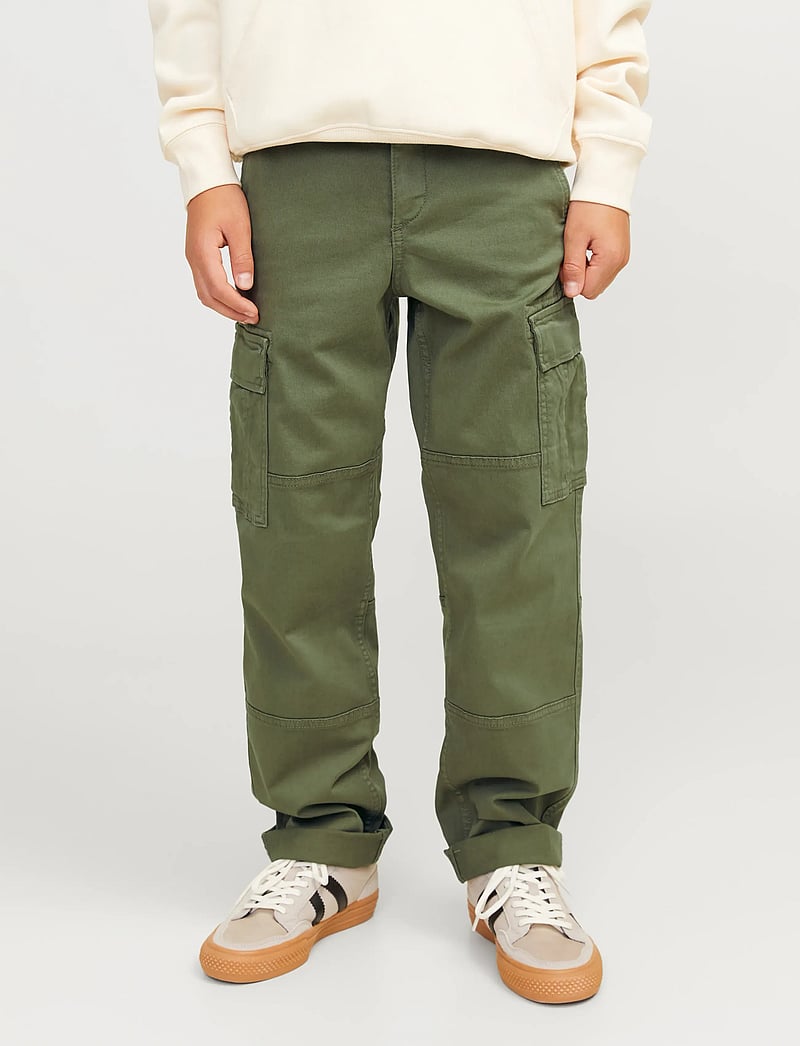 Jack & Jones - JPSTKANE JJHARLOW CARGO NOOS JNR - kargopüksid - dusty olive - 0