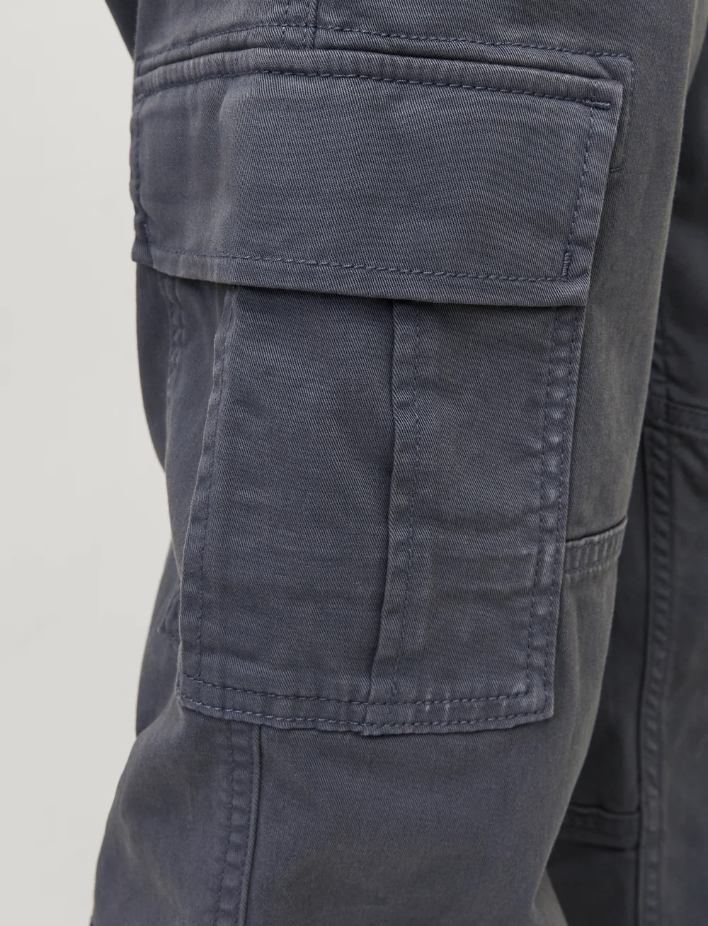 Jack & Jones - JPSTKANE JJHARLOW CARGO NOOS JNR - cargohosen - india ink - 5