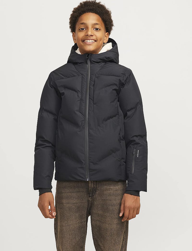 Jack Jones Jcoslay Heat Quilted Puffer Sn Jnr Black Schwarz 104.99 Boozt