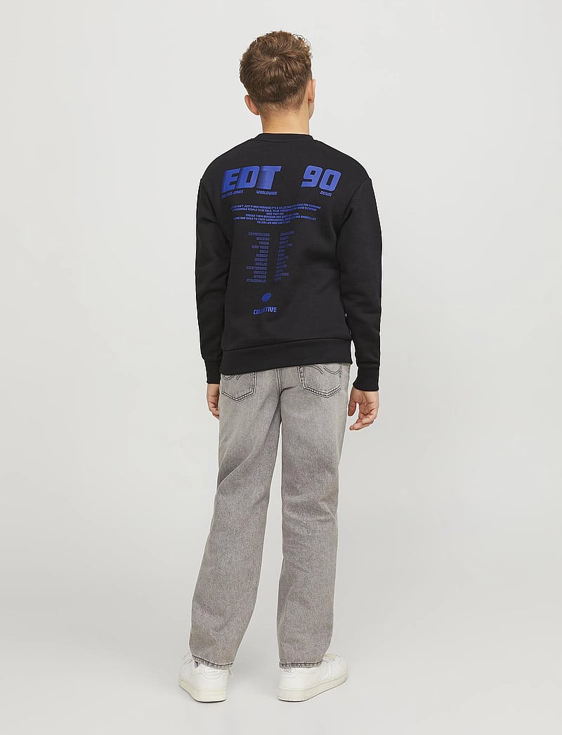Jack & Jones - JORCOLLECT EDT LOOSE SWEAT CREW JNR - sweatshirts - black - 3