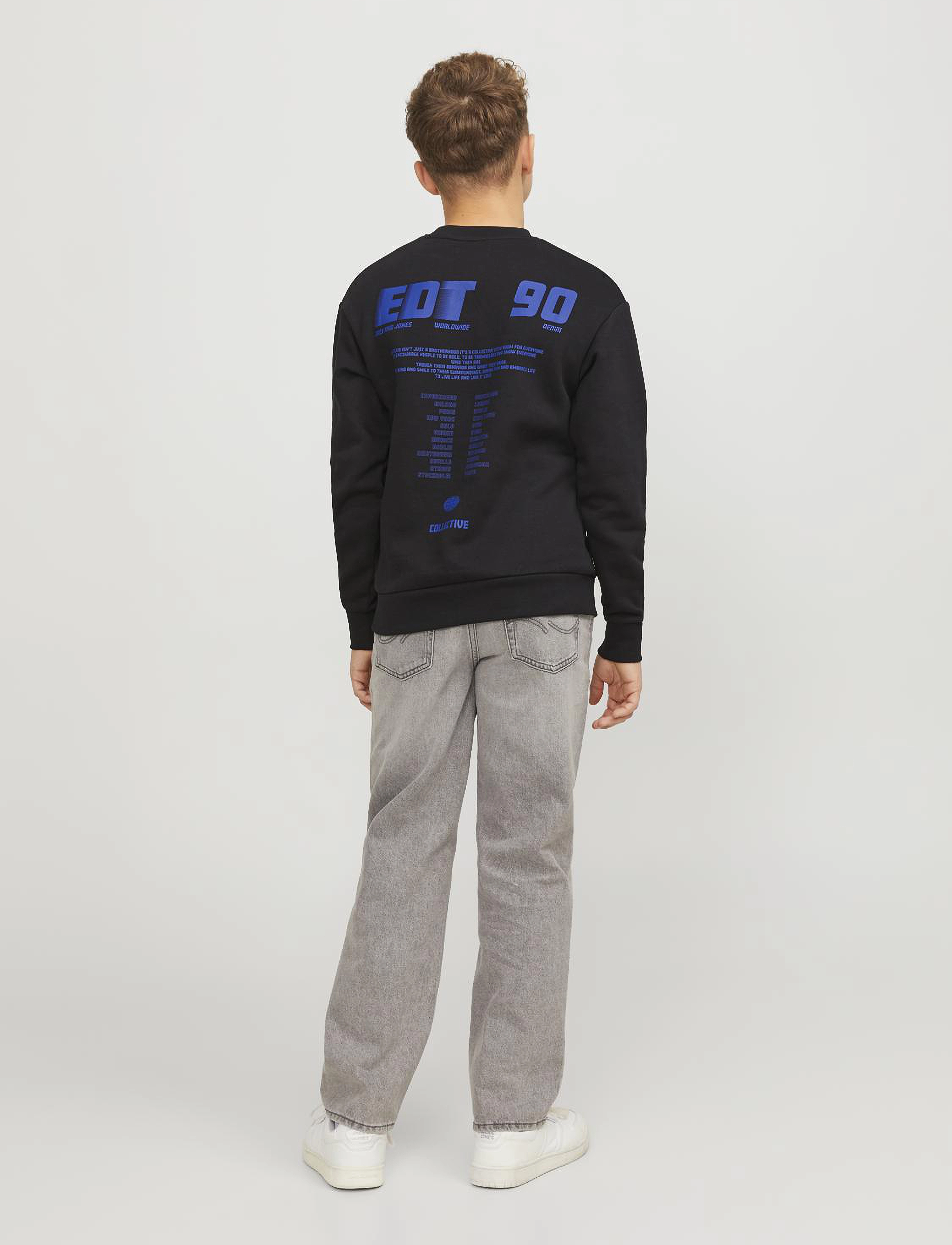 Jack & Jones - JORCOLLECT EDT LOOSE SWEAT CREW JNR - black - 3
