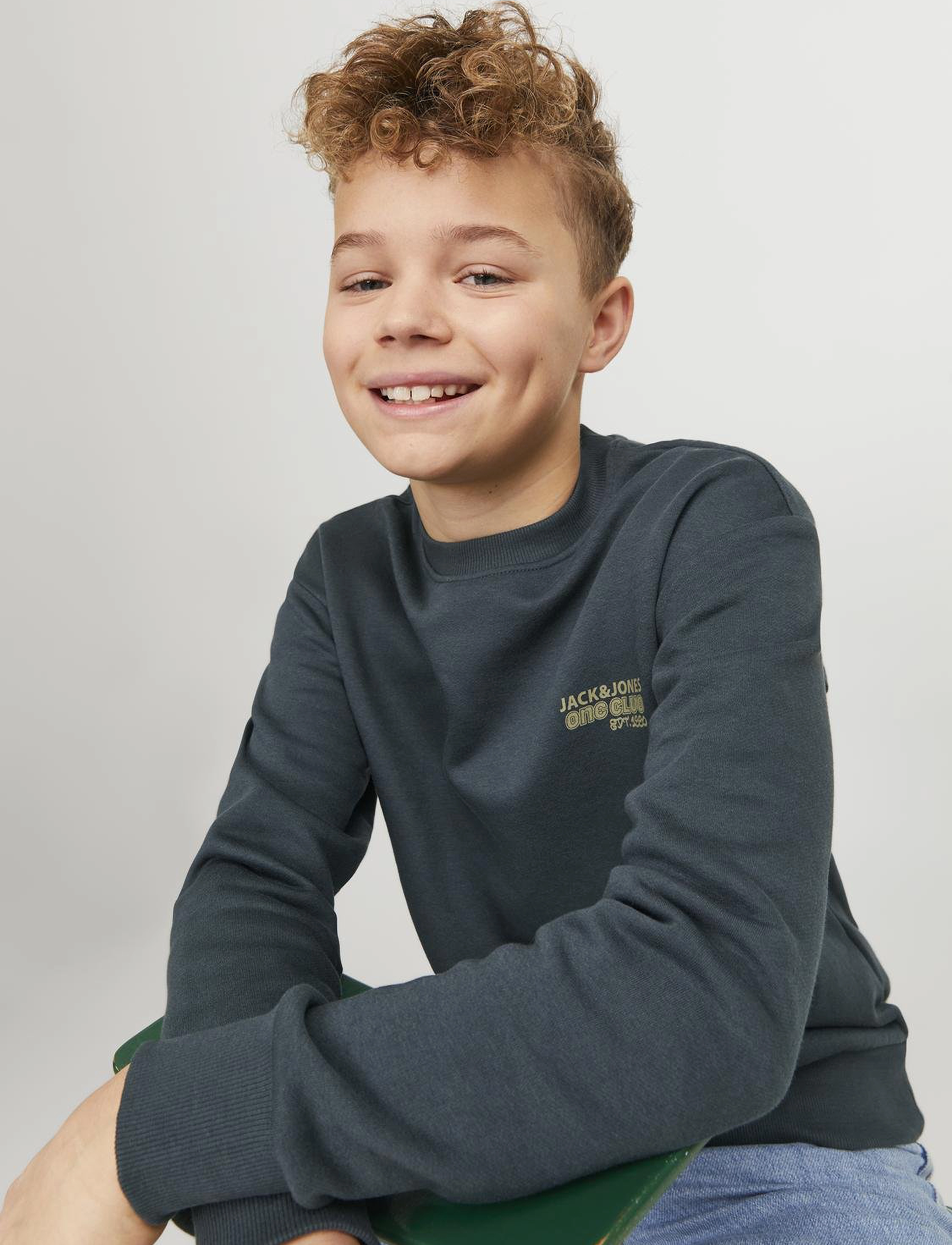 Jack & Jones - JORCOLLECT EDT LOOSE SWEAT CREW JNR - magical forest - 4