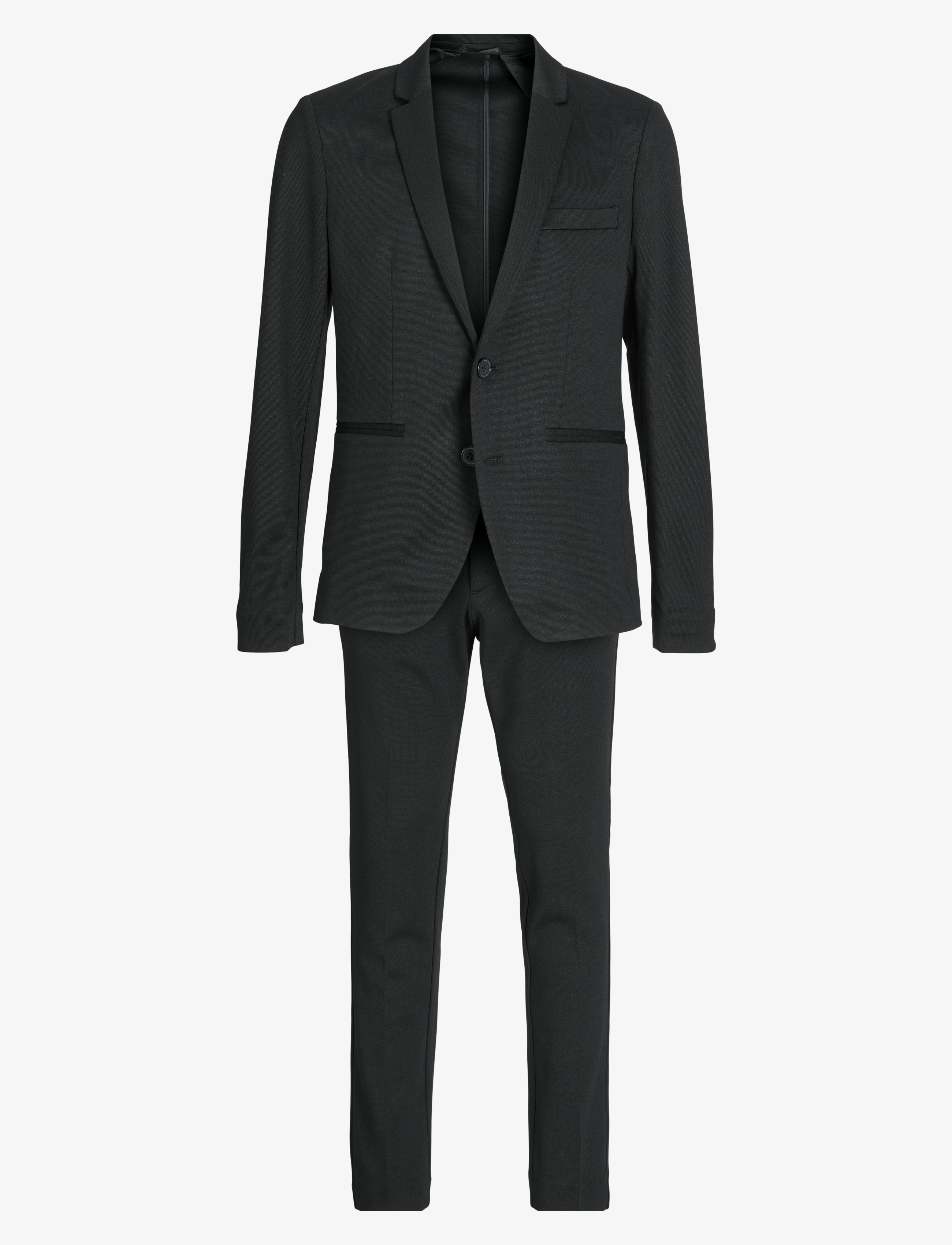 Jack & Jones JJEJAXON JERSEY SUIT NOOS JNR - Överdelar - BLACK / black