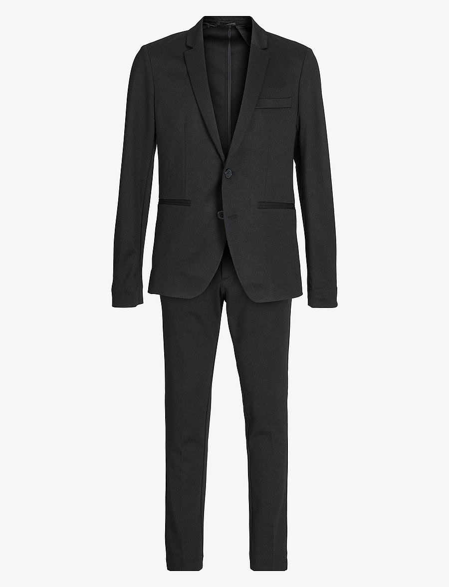 Jack & Jones - JJEJAXON JERSEY SUIT NOOS JNR - pintsakud - black - 1