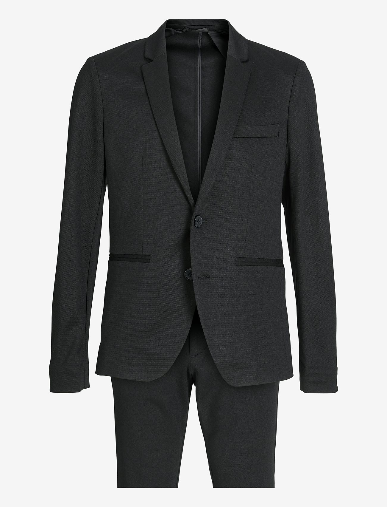 Jack & Jones - JJEJAXON JERSEY SUIT NOOS JNR - kavajer - black - 2