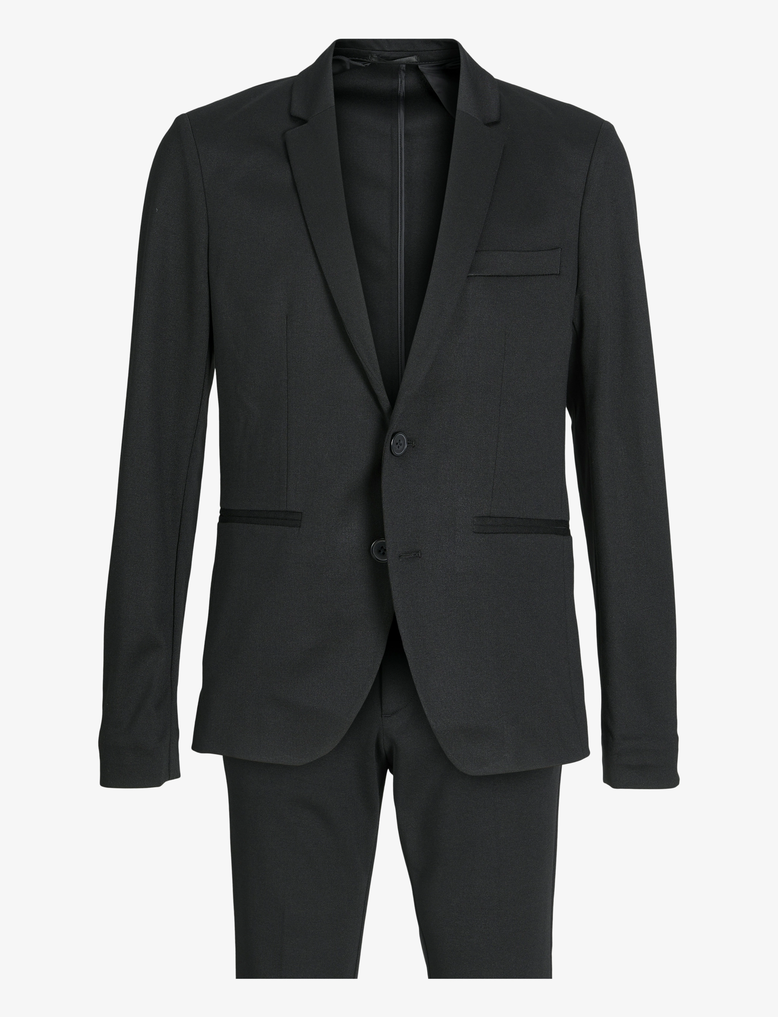 Jack & Jones - JJEJAXON JERSEY SUIT NOOS JNR - pintsakud - black - 2