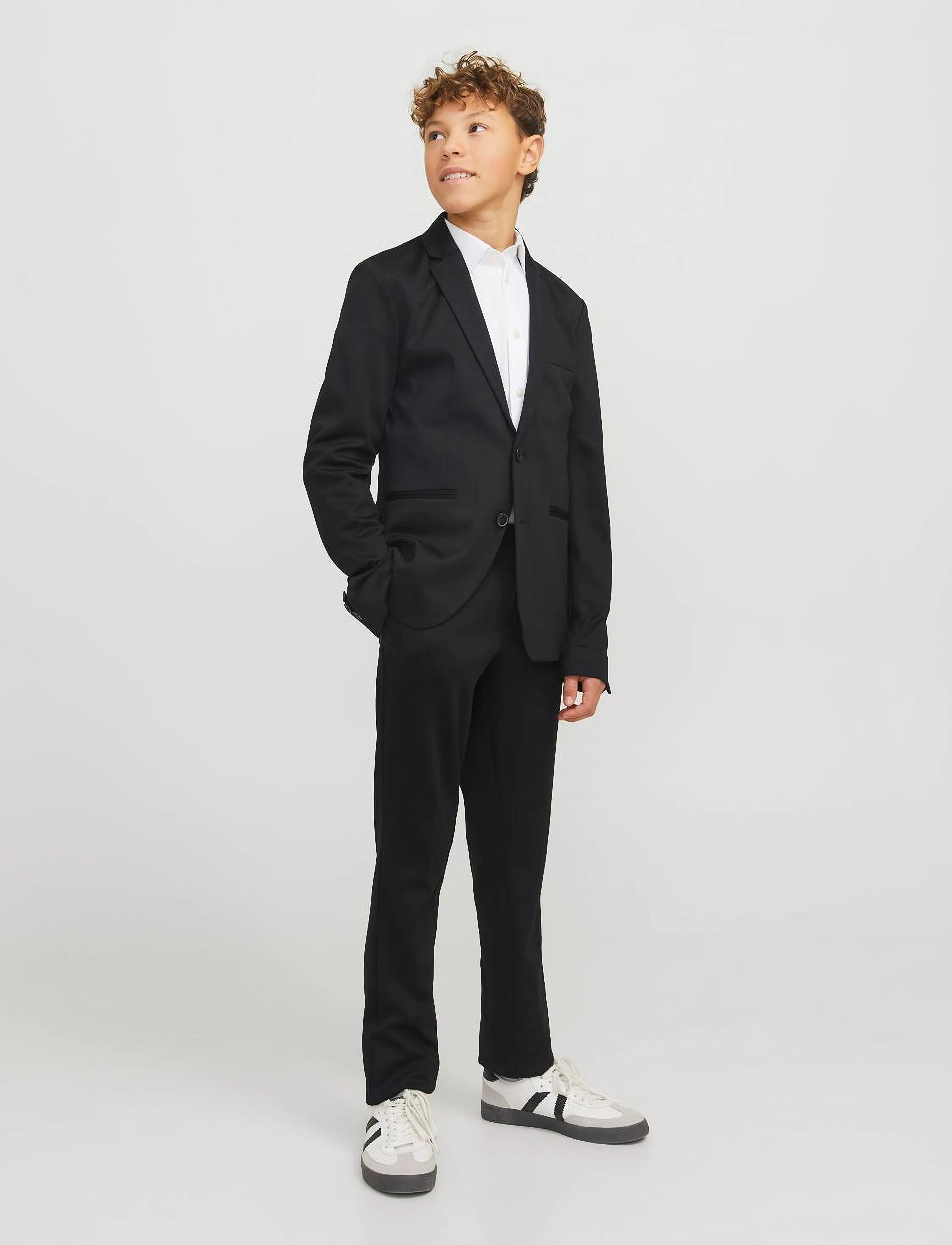 Jack & Jones - JJEJAXON JERSEY SUIT NOOS JNR - pintsakud - black - 5