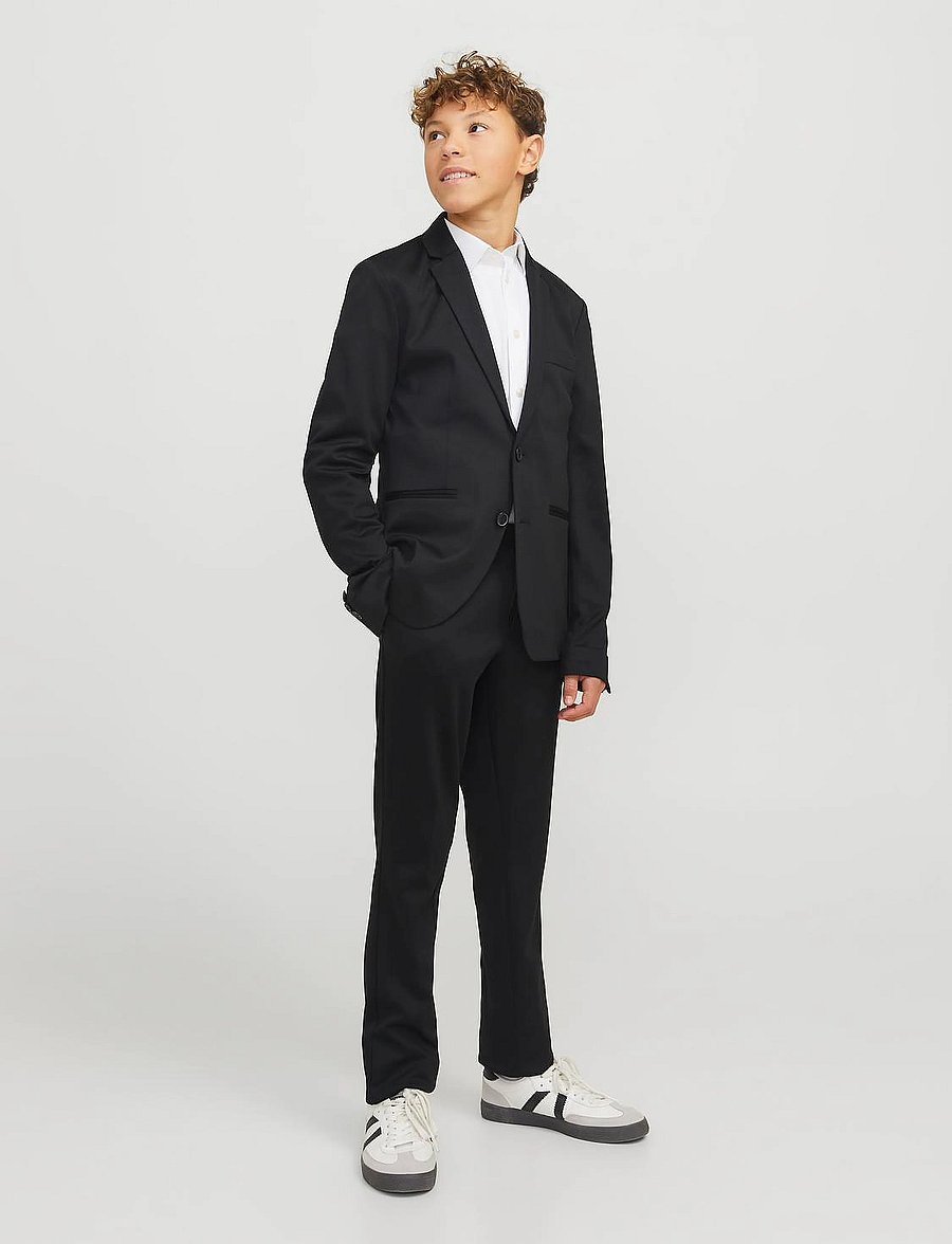 Jack & Jones - JJEJAXON JERSEY SUIT NOOS JNR - pintsakud - black - 5