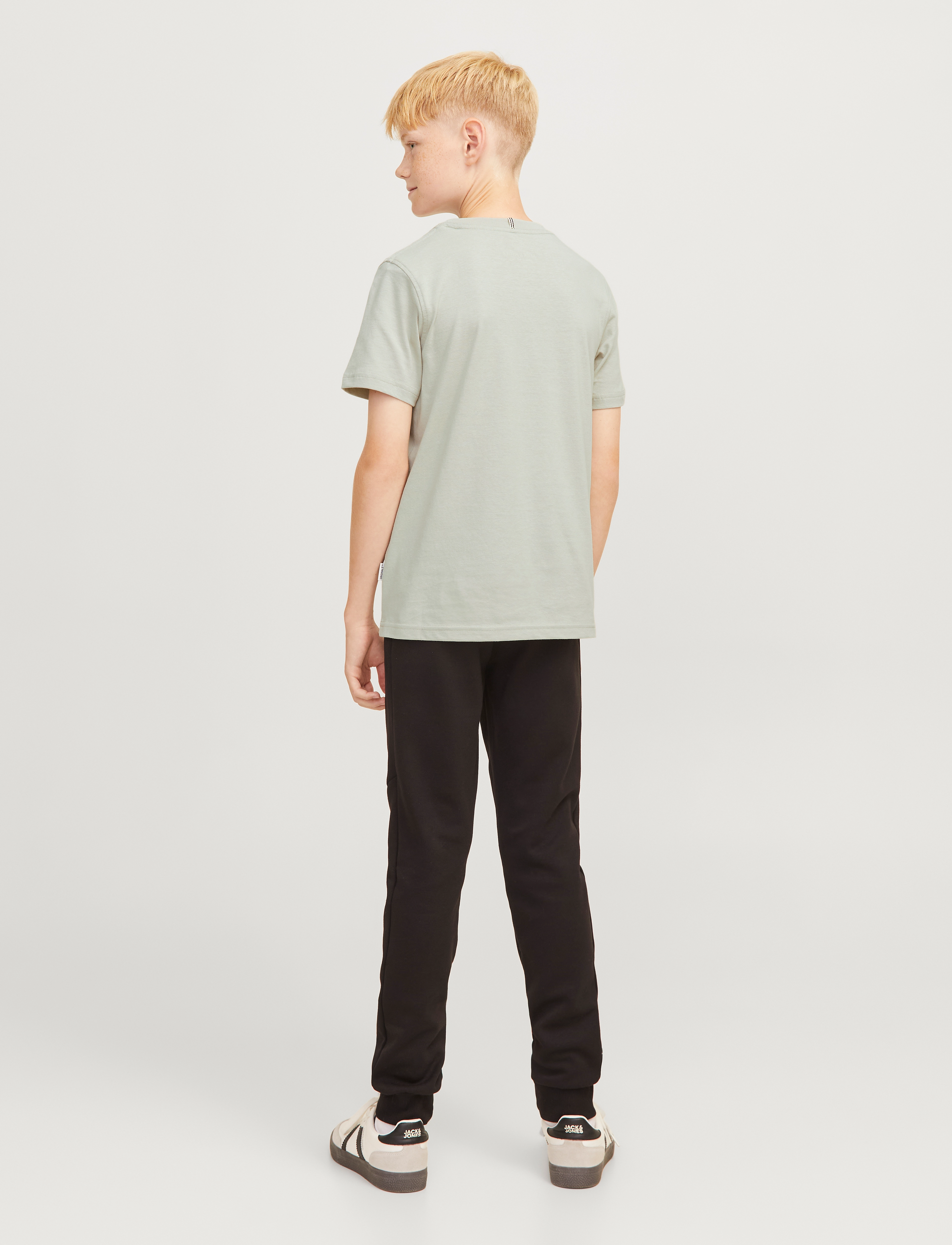 Jack & Jones - JORFREDERIKSBERG BOX TEE SS C.N SN JNR - mineral gray - 2