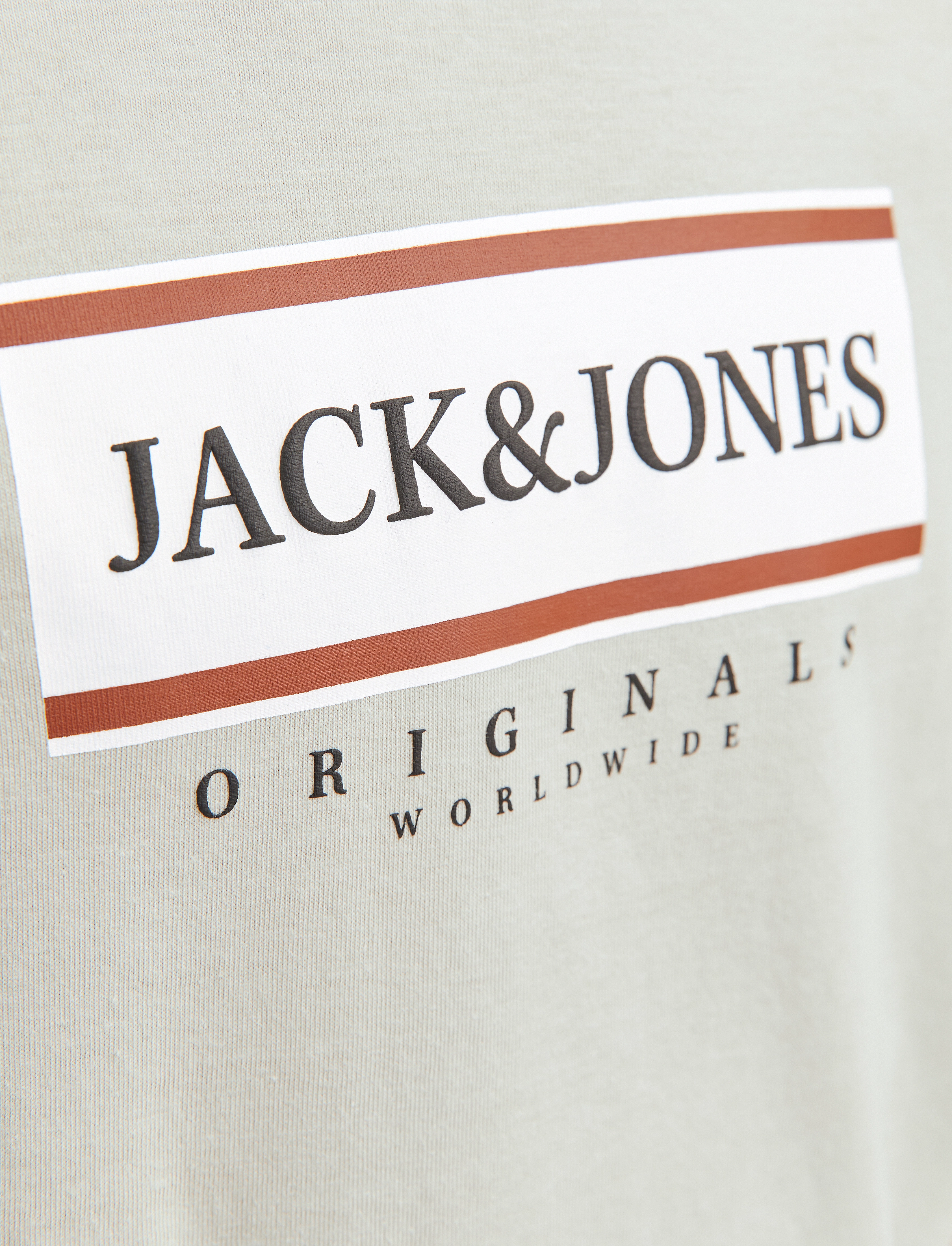 Jack & Jones - JORFREDERIKSBERG BOX TEE SS C.N SN JNR - mineral gray - 4