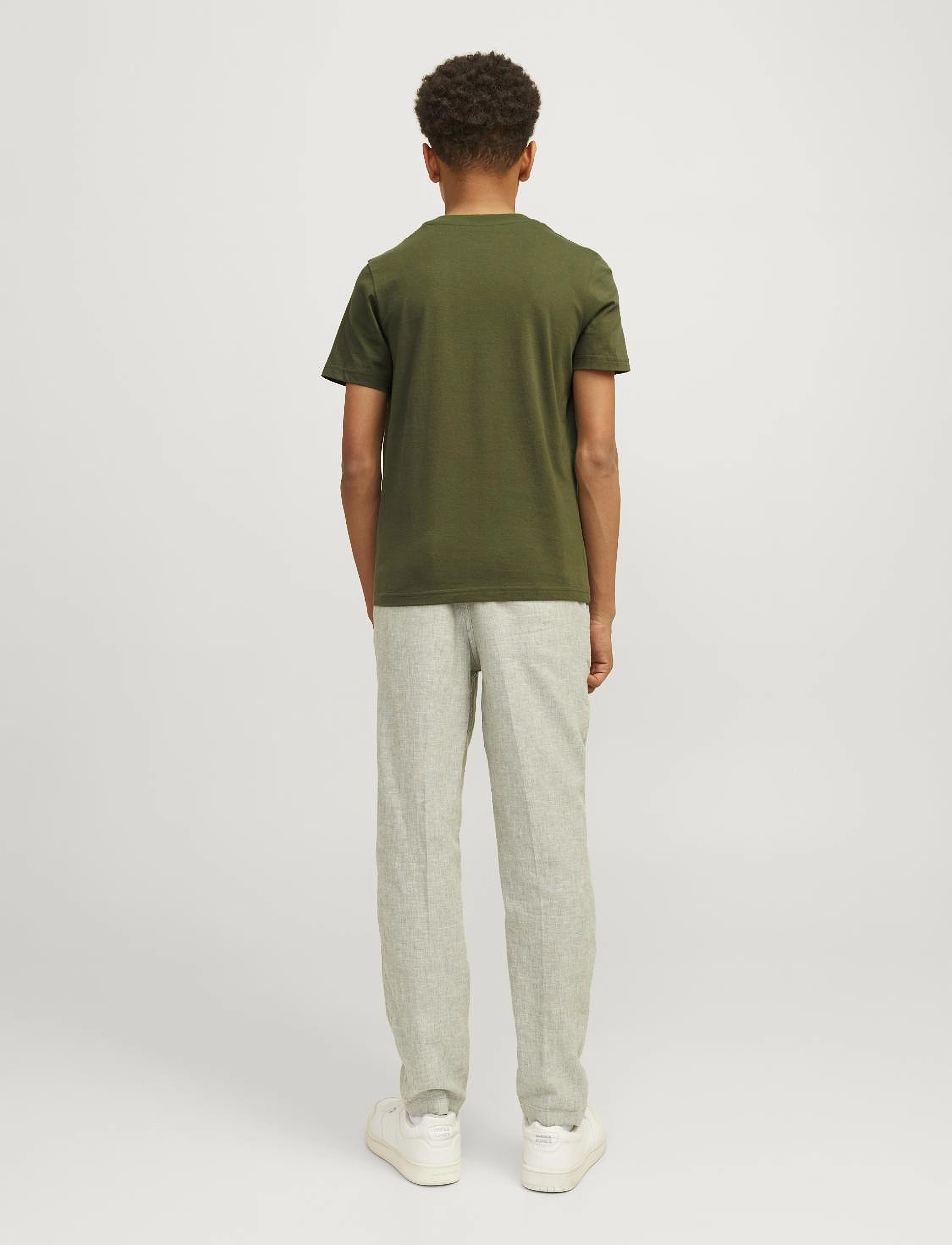 Jack & Jones - JCOMOUNTAIN LOGO TEE SS CREW NECK SN JNR - cypress - 2