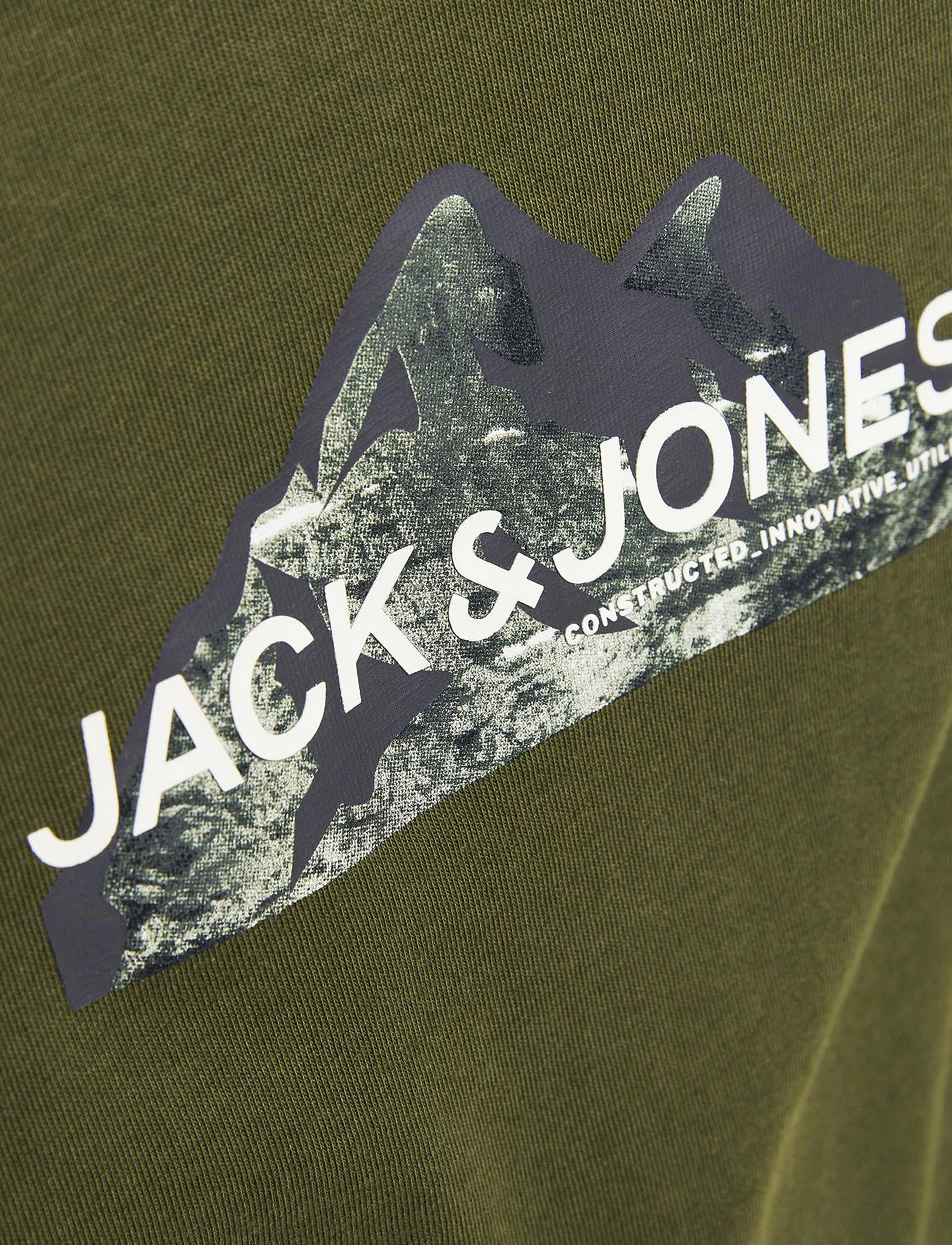 Jack & Jones - JCOMOUNTAIN LOGO TEE SS CREW NECK SN JNR - cypress - 4