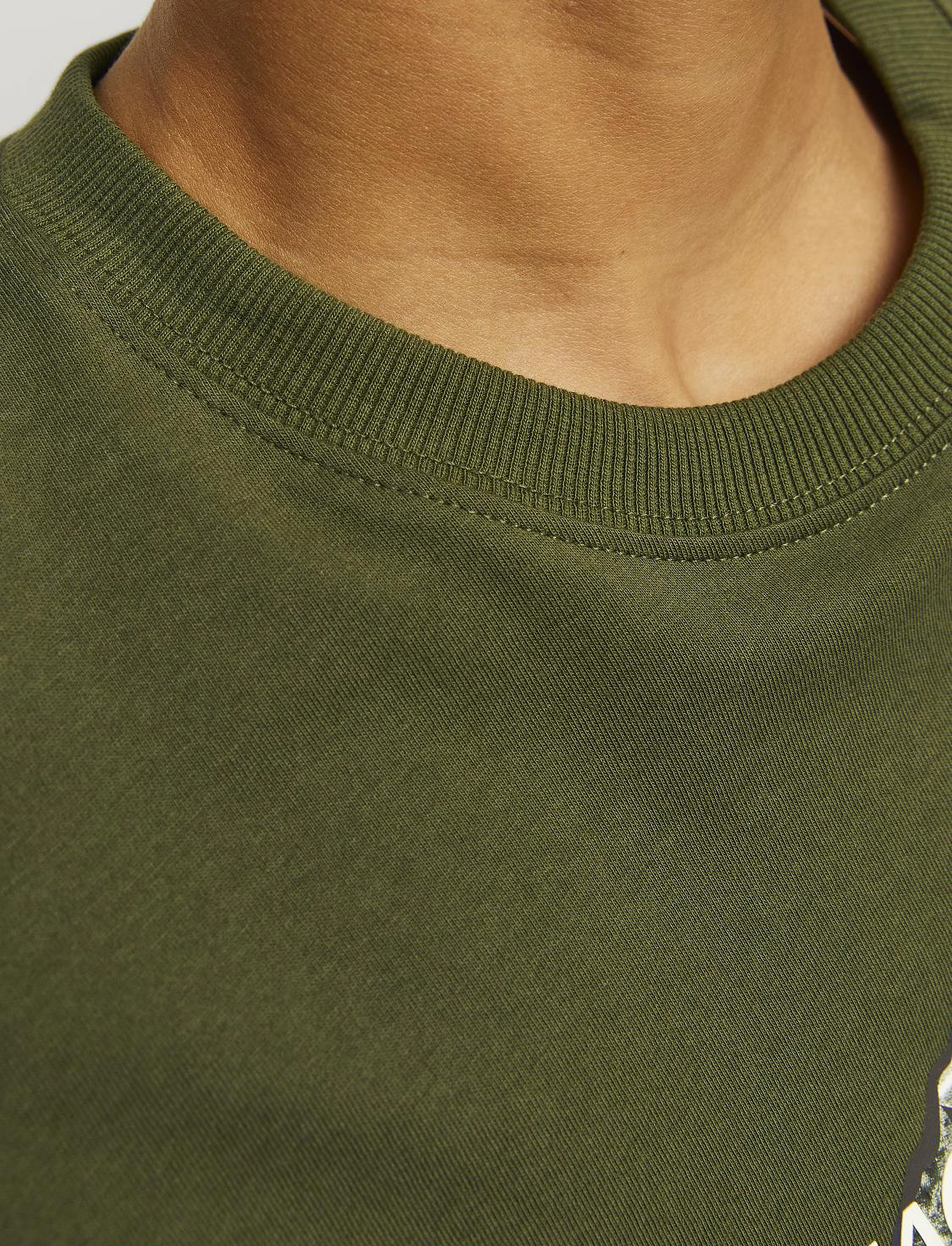Jack & Jones - JCOMOUNTAIN LOGO TEE SS CREW NECK SN JNR - cypress - 5