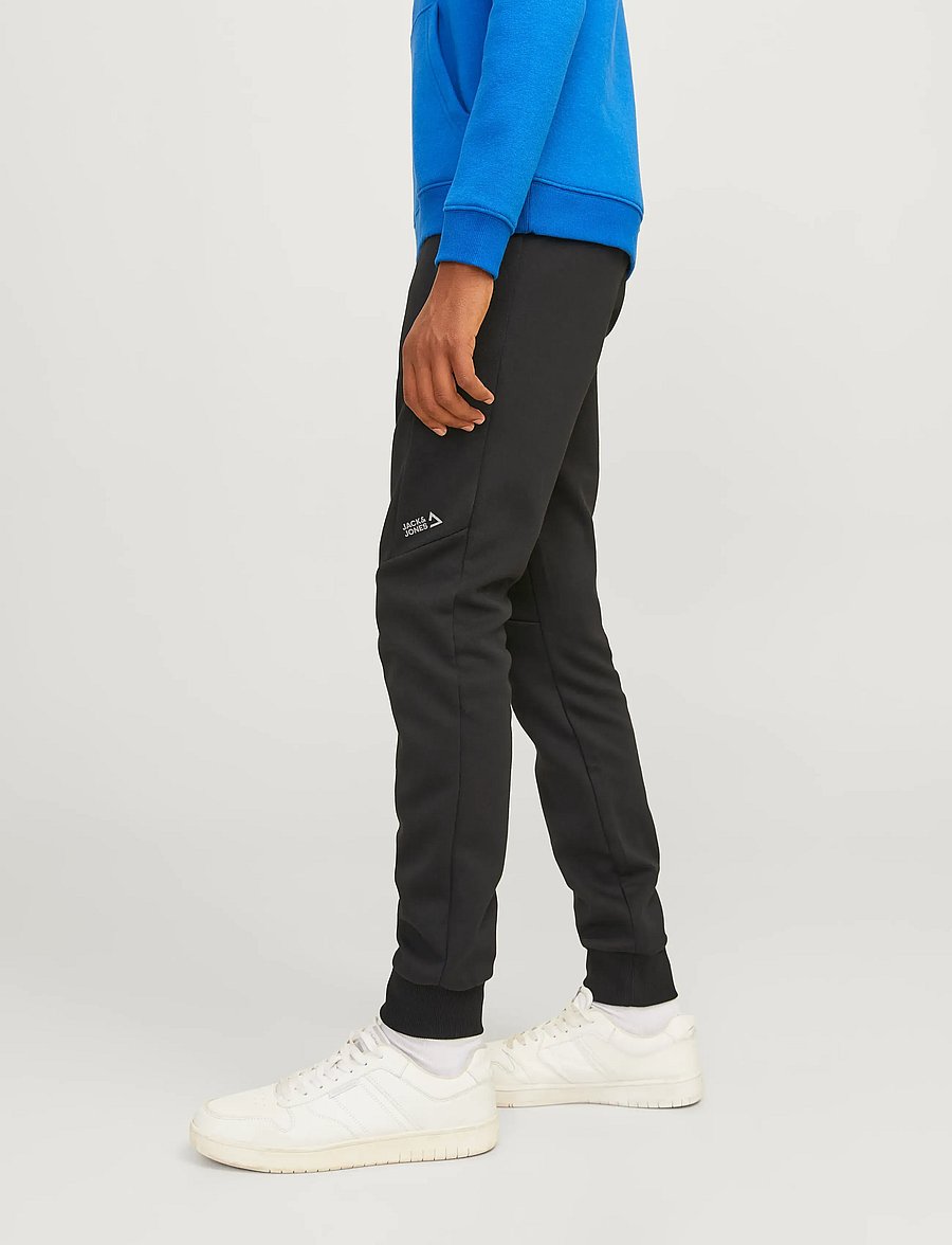 Jack & Jones - JPSTWILL JJFUSION SWEAT PNTS NB NOOS JNR - sporta bikses - black - 5