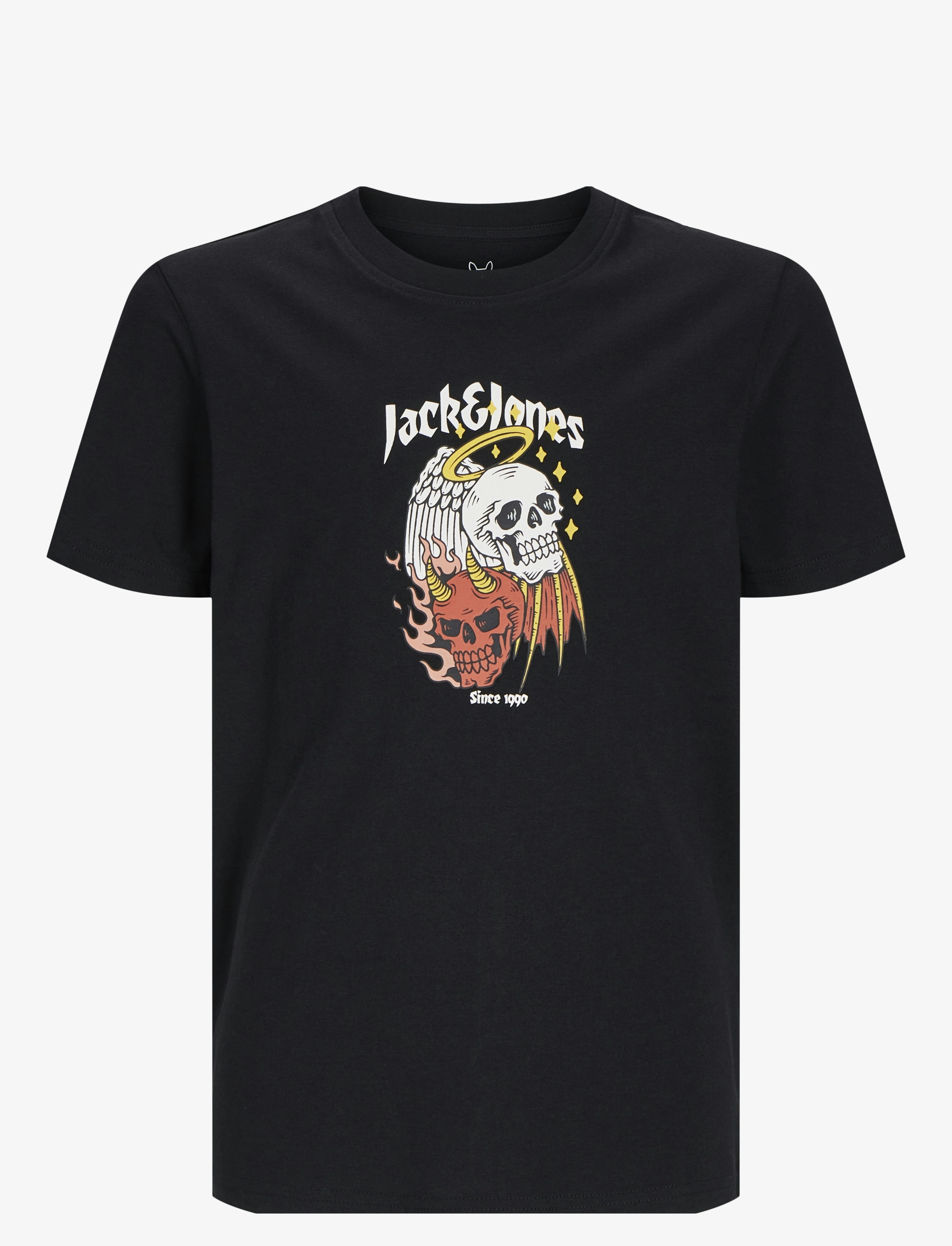 Jack & Jones - JORSEVEN SKULL TEE SS CREW NECK SN JNR - black - 1