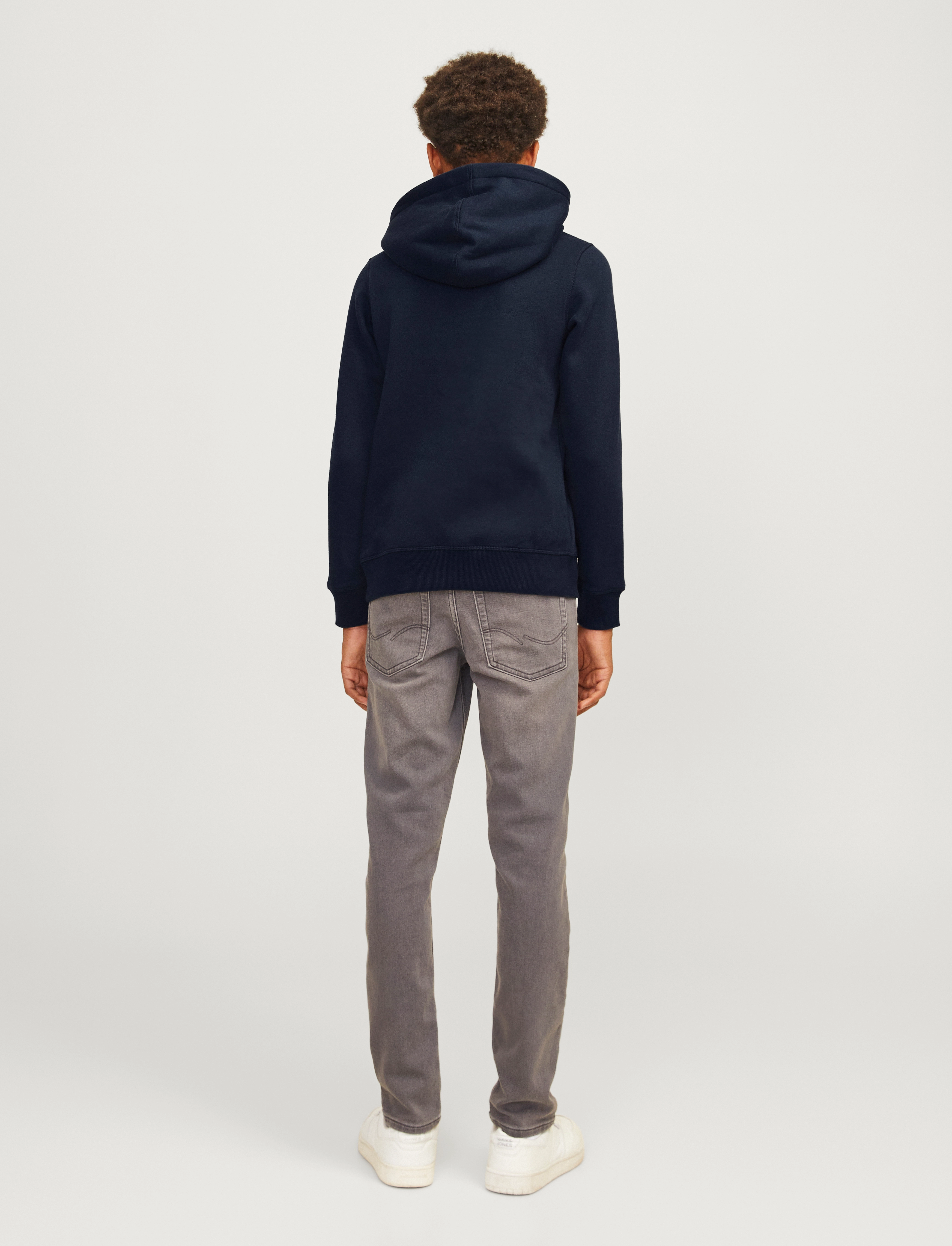 Jack & Jones - JORFREDERIKSBERG BOX SWEAT HOOD SN JNR - sky captain - 2