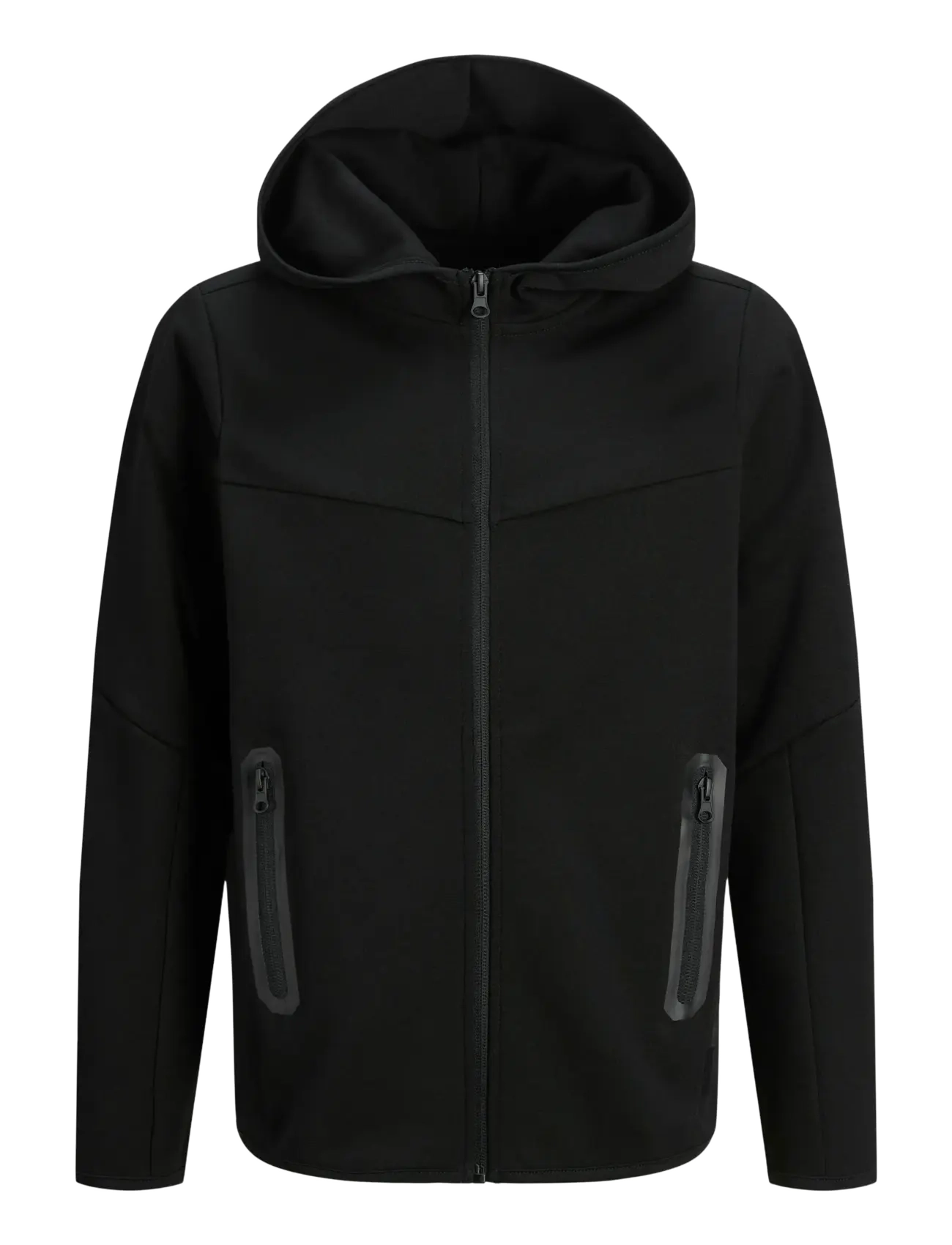 Jack & Jones JCOFUSION SWEAT ZIP HOOD NOOS JNR - 4 for 3 - BLACK / black