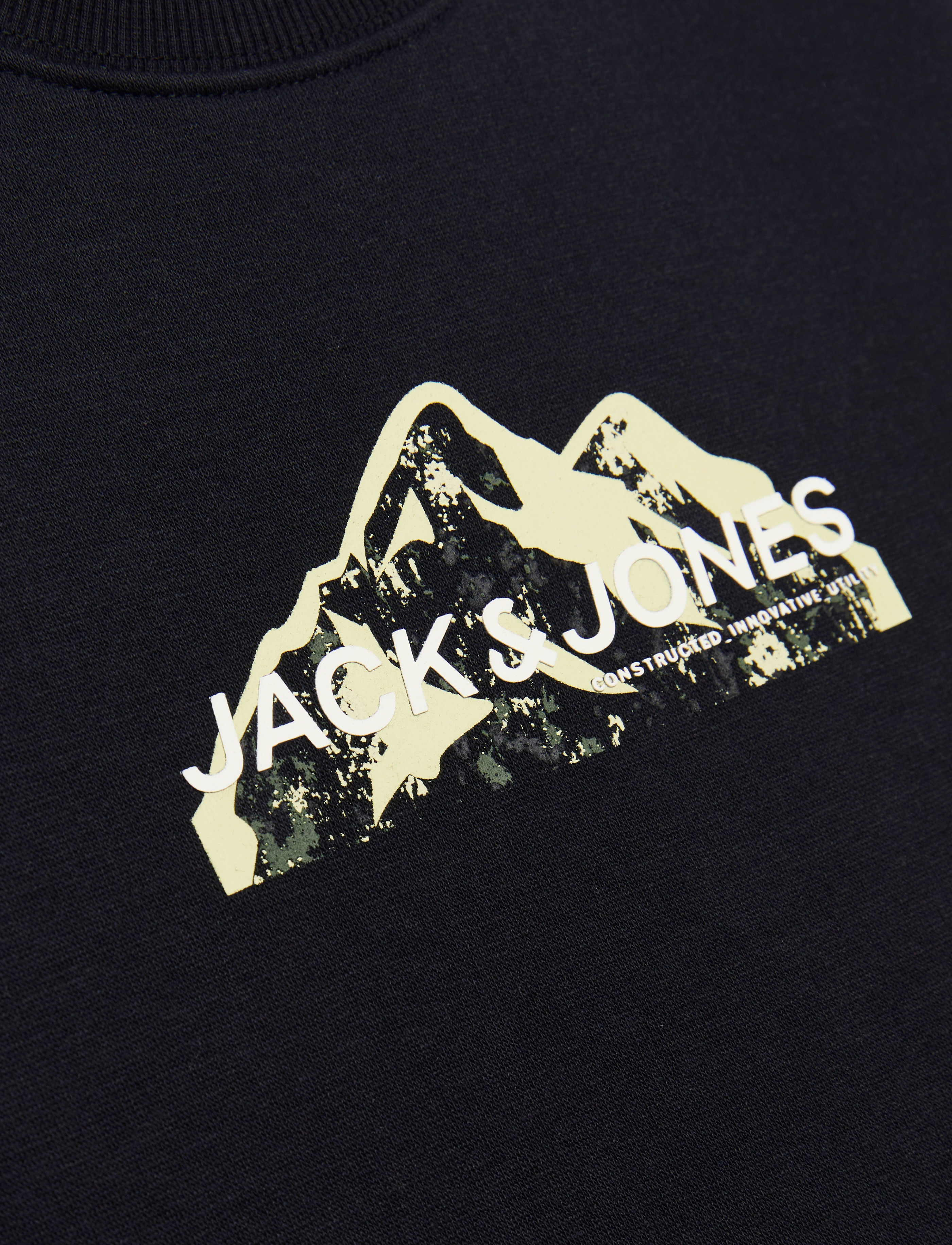 Jack & Jones - JCOMOUNTAIN LOGO SWEAT CREW NECK SN JNR - black - 3