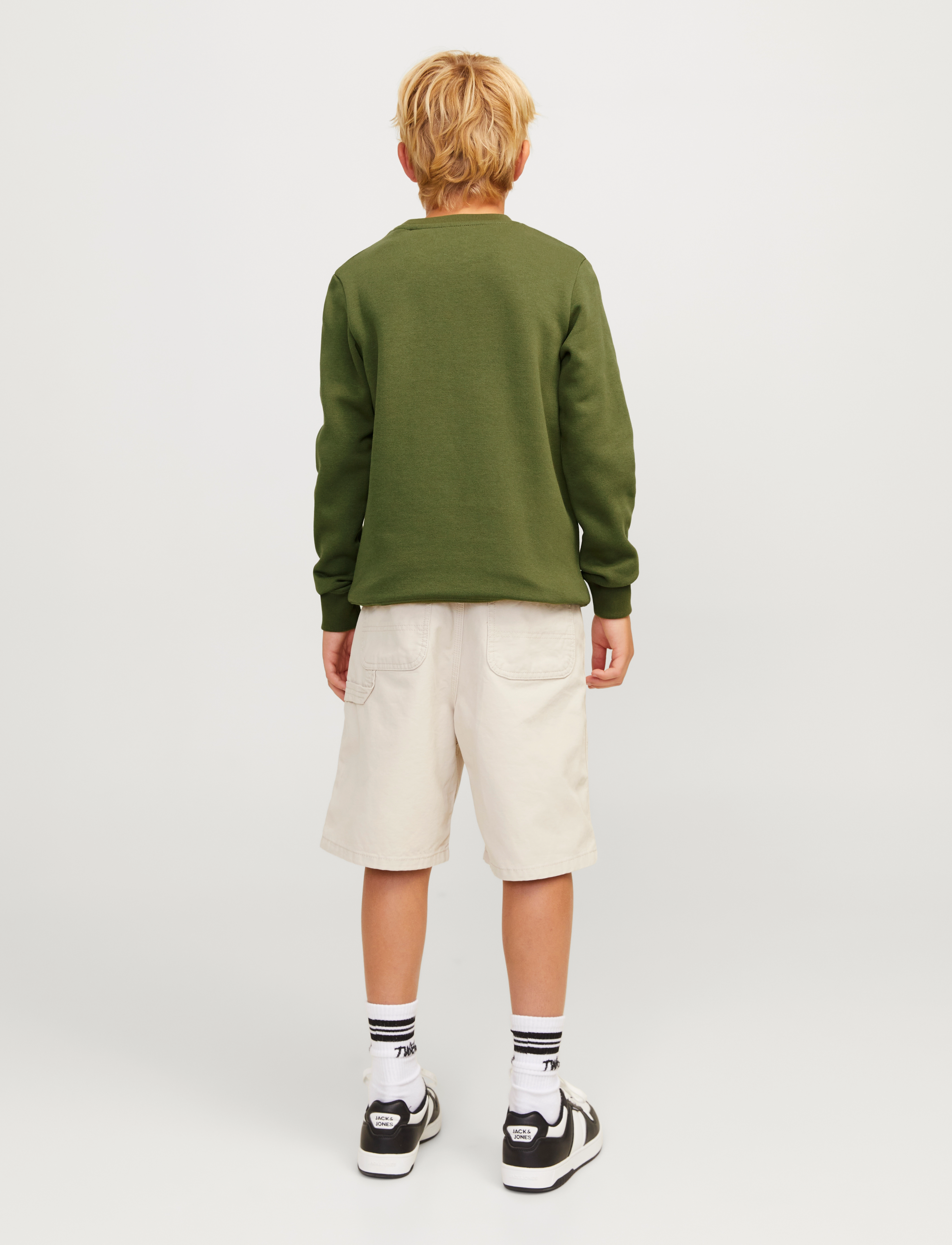 Jack & Jones - JCOMOUNTAIN LOGO SWEAT CREW NECK SN JNR - cypress - 2