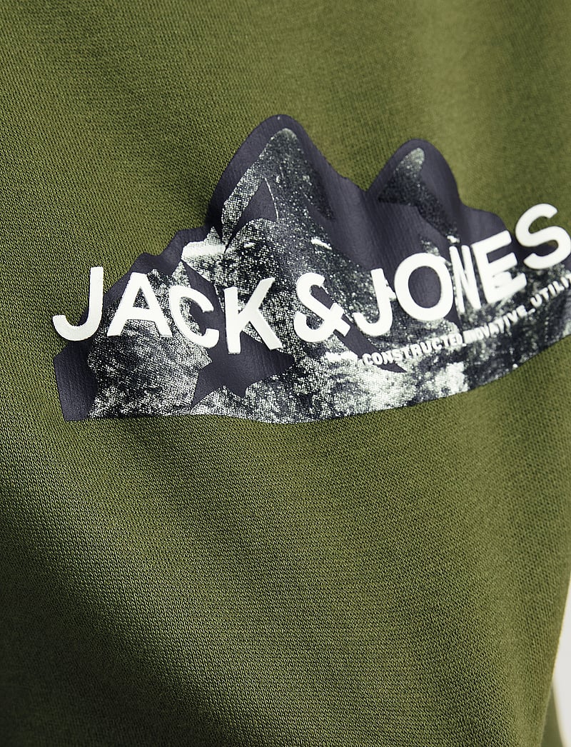 Jack & Jones - JCOMOUNTAIN LOGO SWEAT CREW NECK SN JNR - cypress - 3