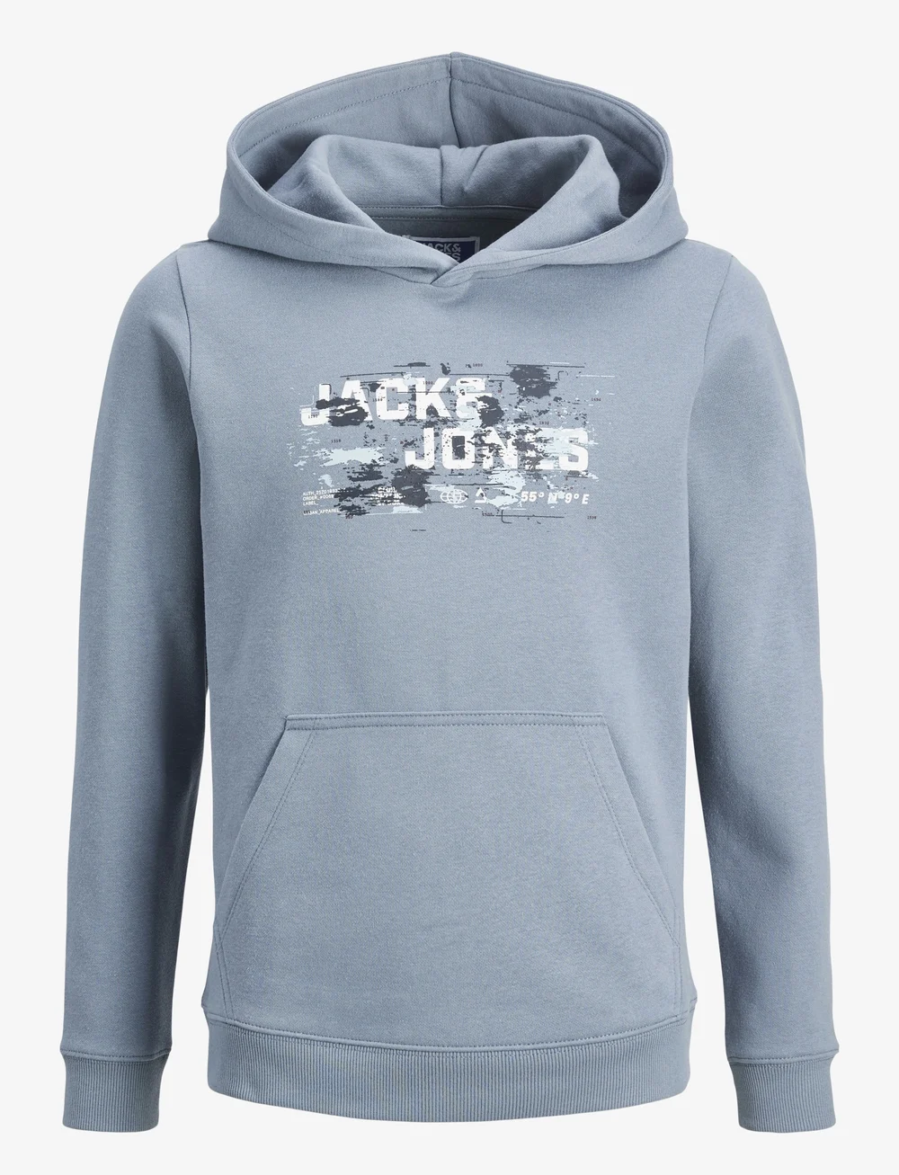 Jack & Jones - JCOOUTDOOR LOGO SWEAT HOOD SN JNR - kapuzenpullover - flint stone - 1